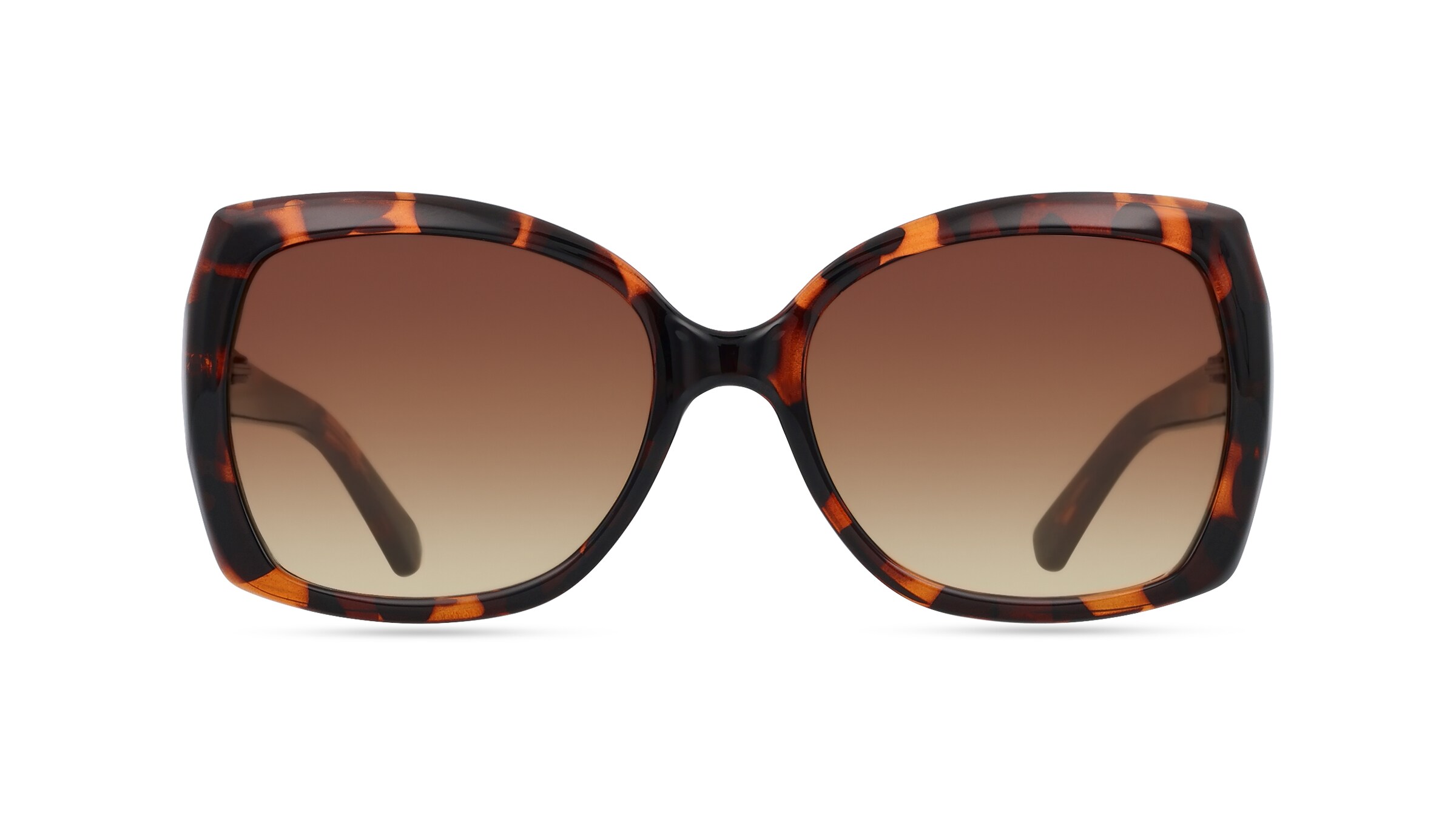 Fielmann OU 023 SUN FA Damen-Sonnenbrille Vollrand Eckig Acetat-Gestell, braun