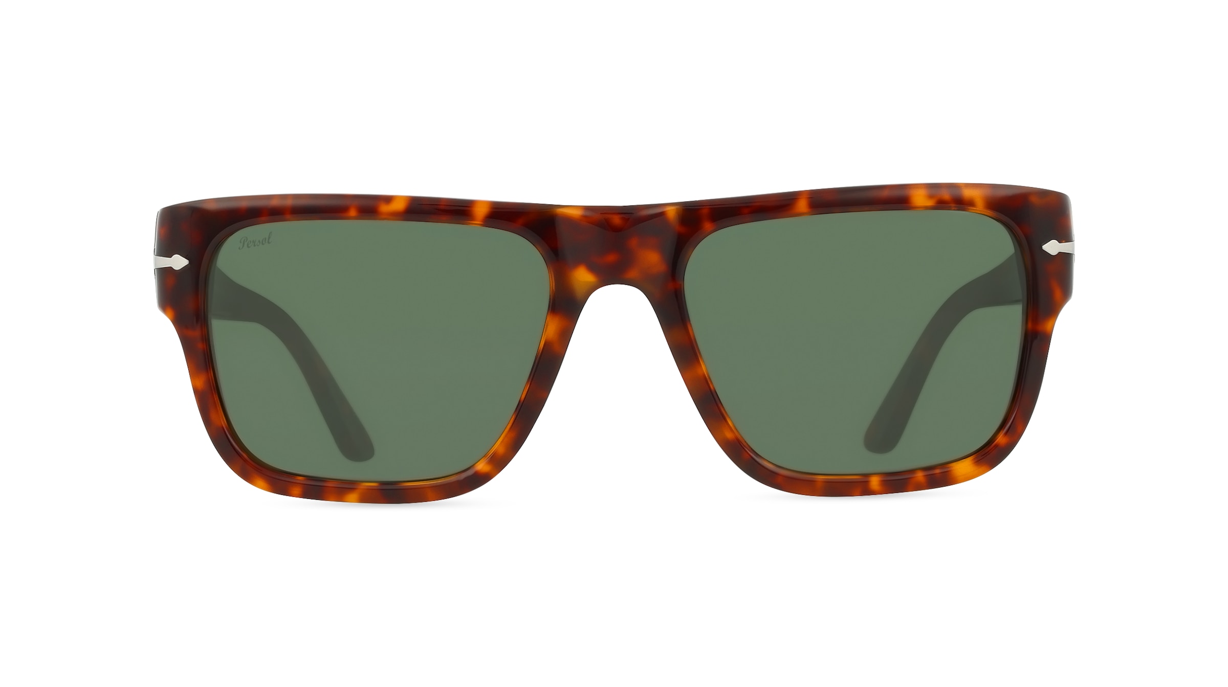 Persol 0PO3348S Unisex-Sonnenbrille Vollrand Eckig Acetat-Gestell, braun