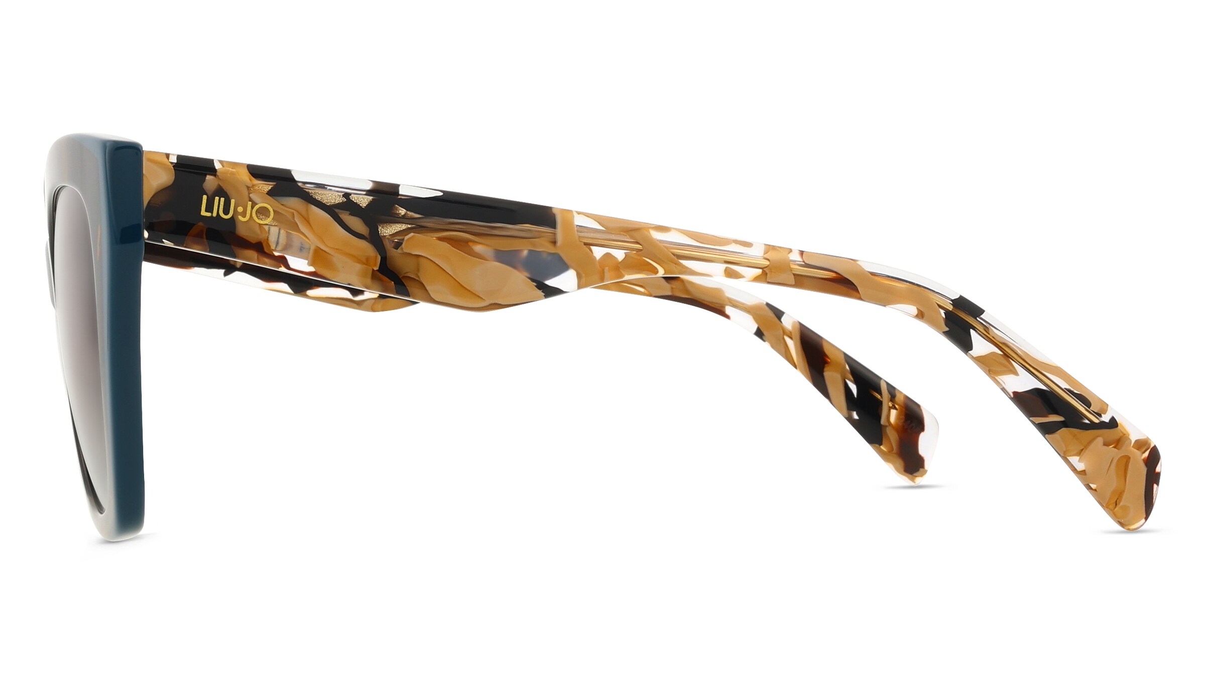 Thumbnail - Liu Jo LJ784S Unisex-Sonnenbrille Vollrand Butterfly Acetat-Gestell, braun