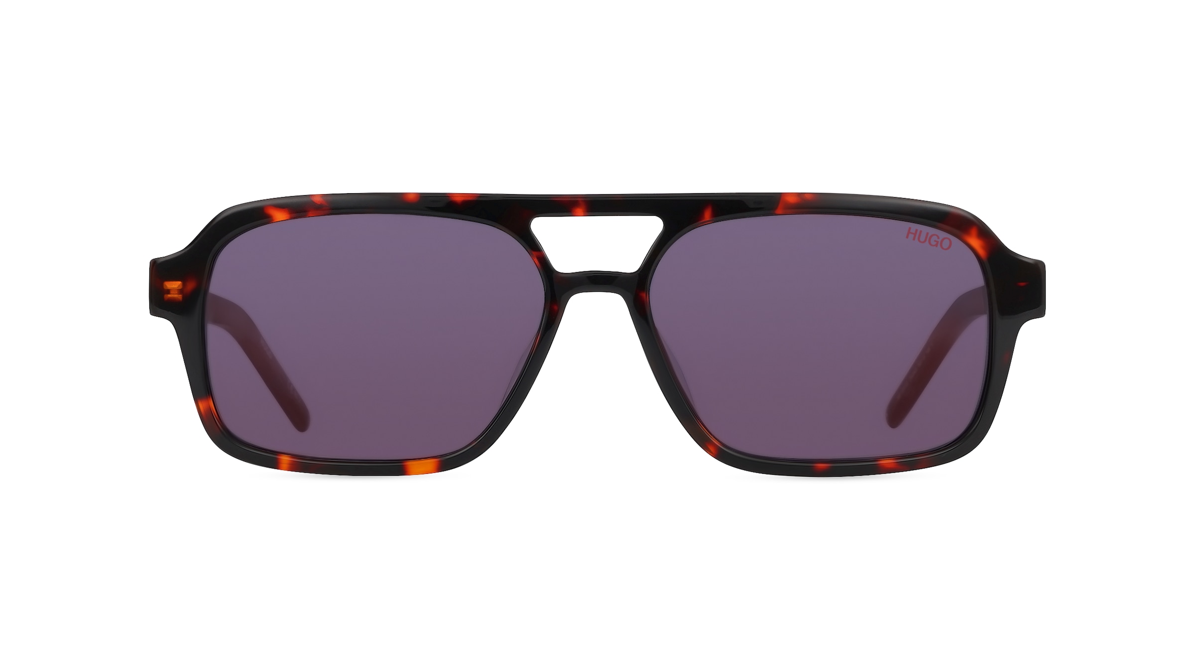 Hugo HG 1241/S Herren-Sonnenbrille Vollrand Eckig Acetat-Gestell, braun