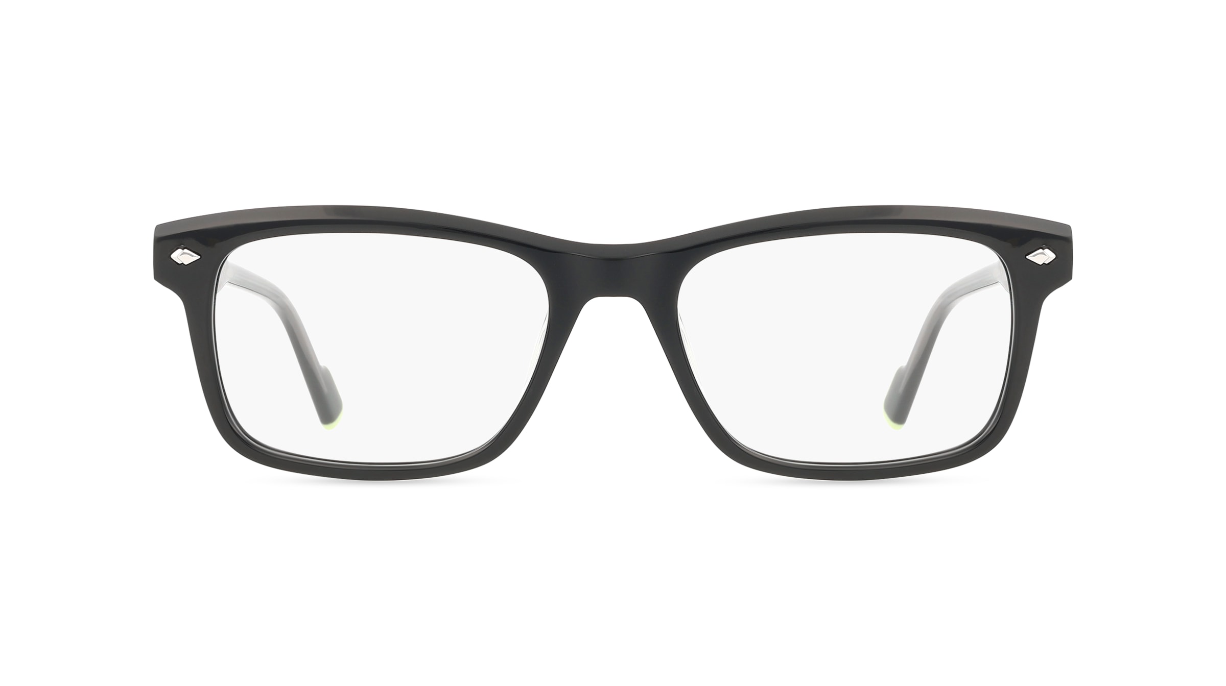 Sting VST506 Herren-Brille inkl. Gläser Vollrand Eckig Acetat-Gestell 53mm/18mm/145mm, Schwarz