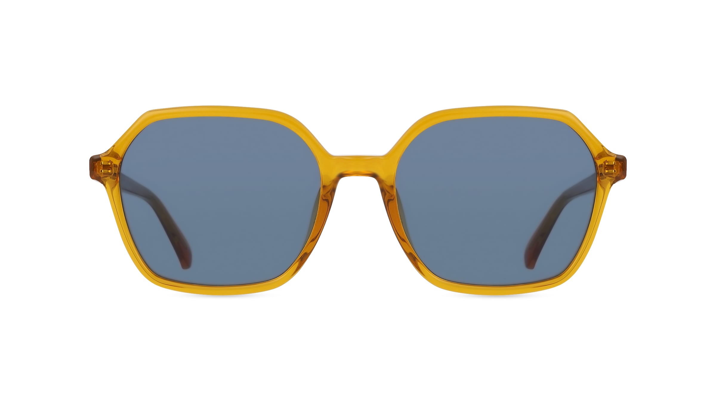 Fielmann ABC 071 SUN FA CHARLIE Unisex-Sonnenbrille Vollrand Eckig Acetat-Gestell, orange