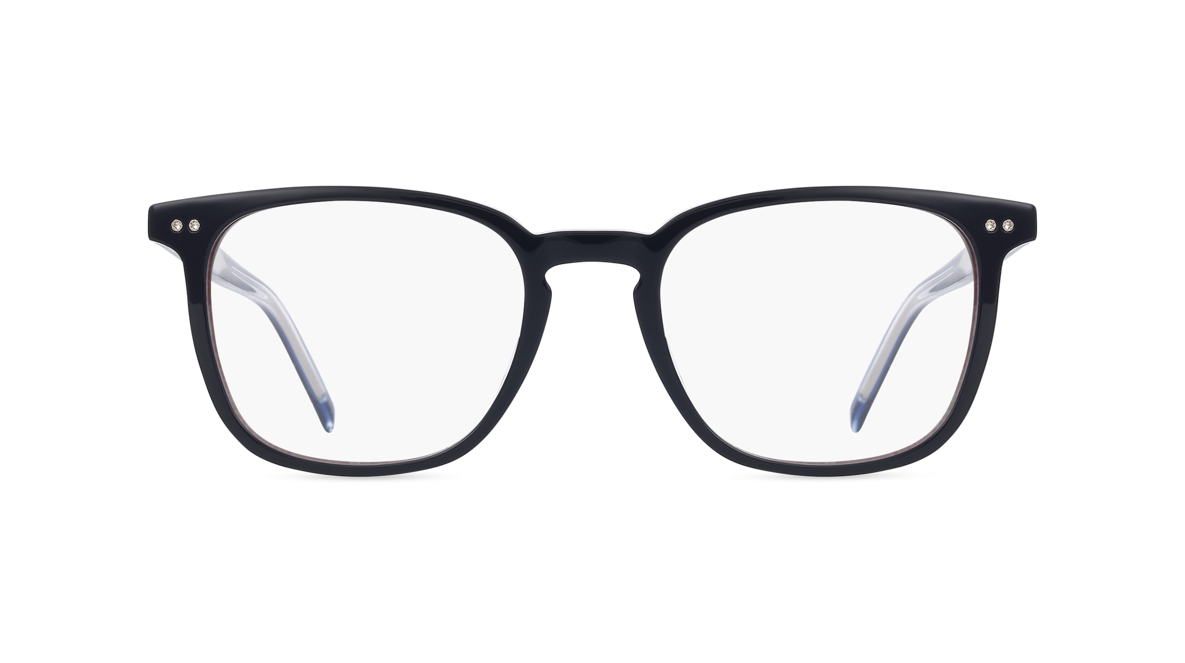 Tommy Hilfiger TH1814 Herren-Brille inkl. Gläser Vollrand Eckig Acetat-Gestell 51mm/20mm/150mm, blau