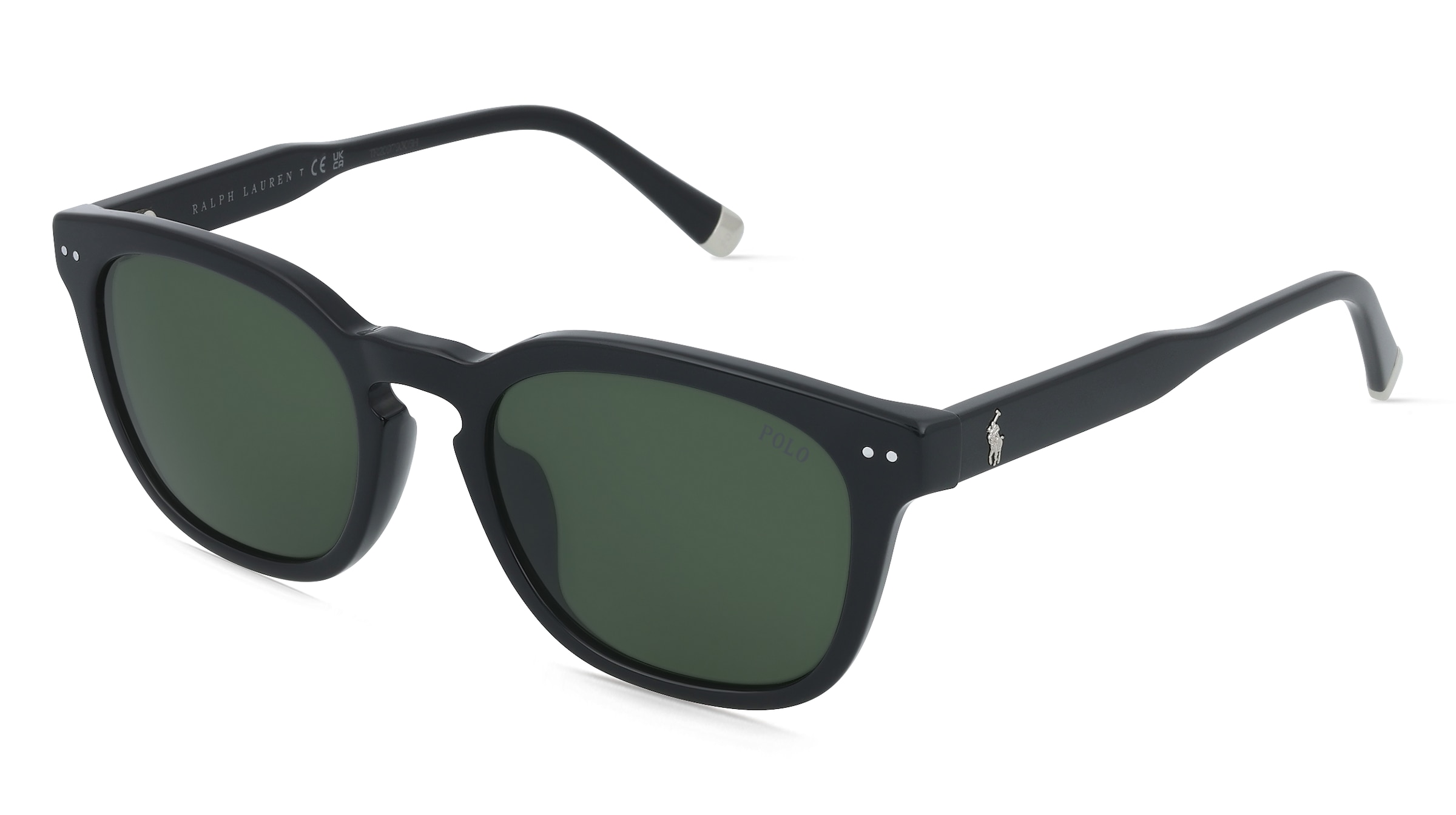 Polo Ralph Lauren PH4242U Herren-Sonnenbrille Vollrand Quadratisch Acetat-Gestell, Schwarz