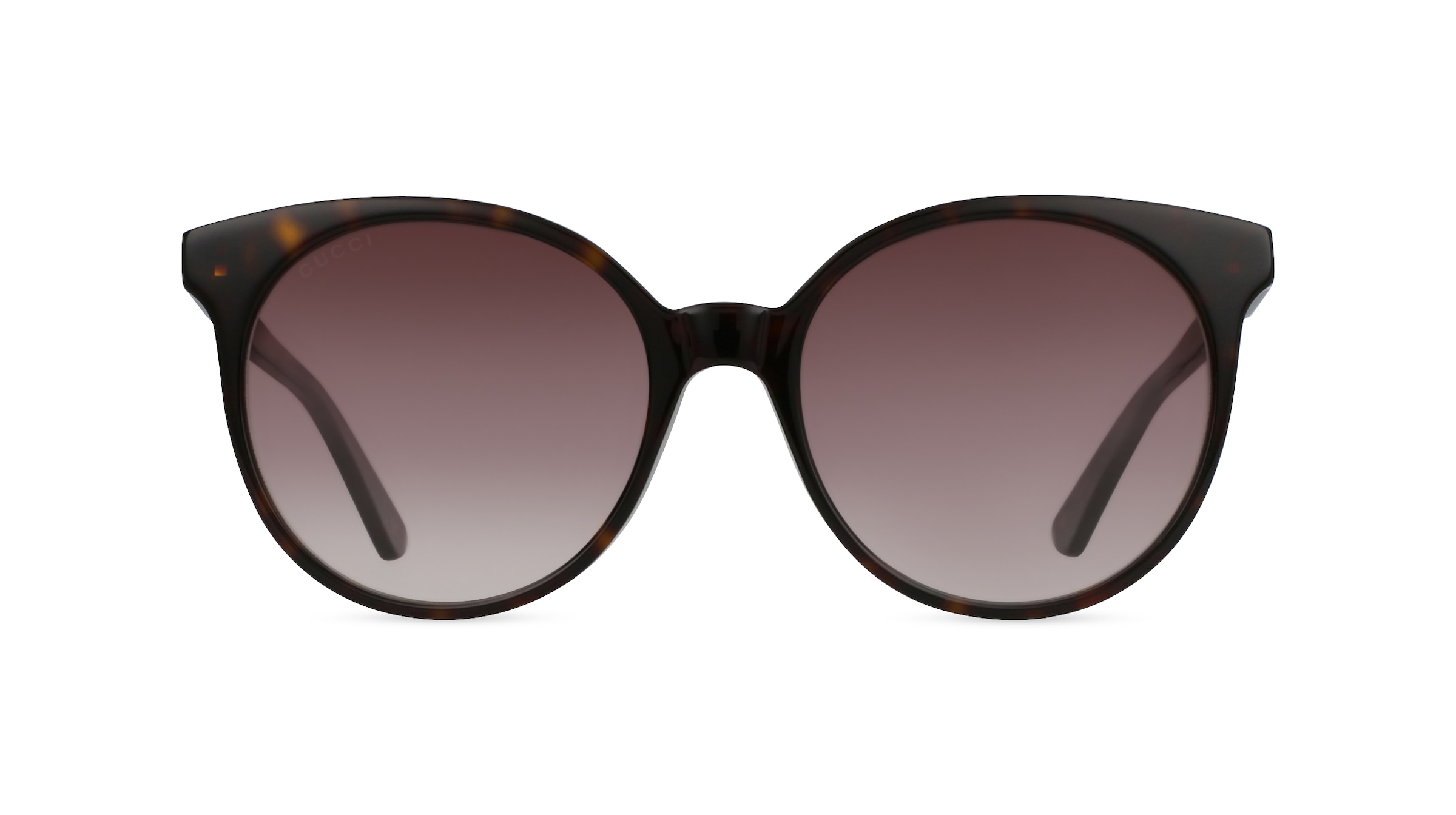 Gucci GG0488S Damen-Sonnenbrille Vollrand Butterfly Kunststoff-Gestell, braun
