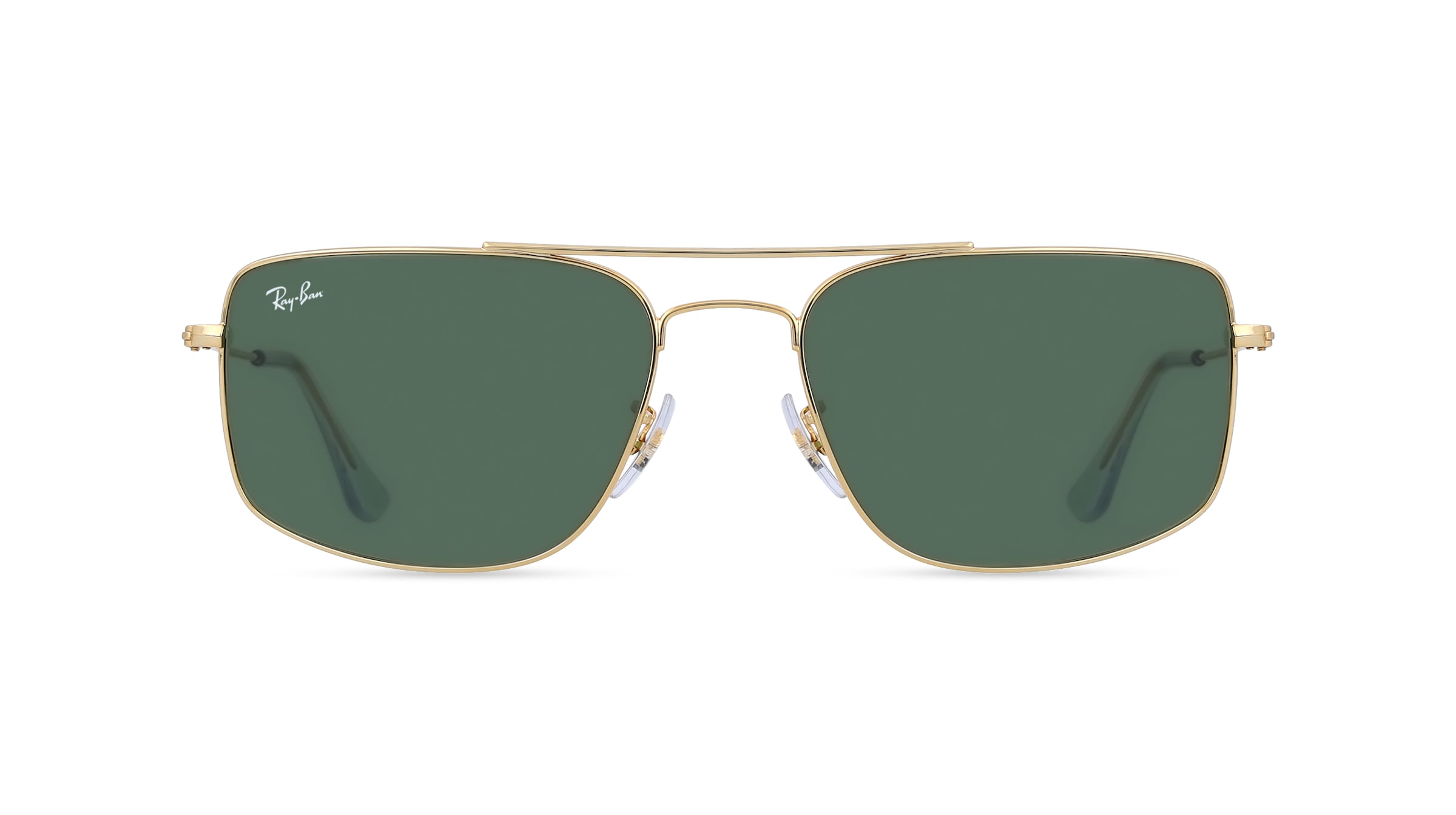 Ray-Ban RB3779 EXPLORER 3 Unisex-Sonnenbrille Vollrand Quadratisch Metall-Gestell, Gold