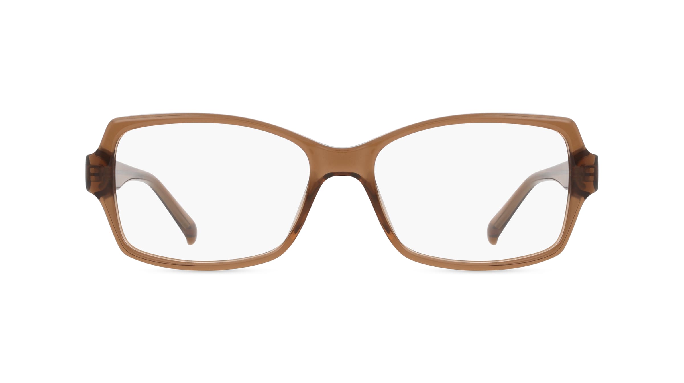 Fielmann BD 543 CL RITA Damen-Brille inkl. Gläser Vollrand Eckig Propionat-Gestell 53mm/16mm/140mm, braun