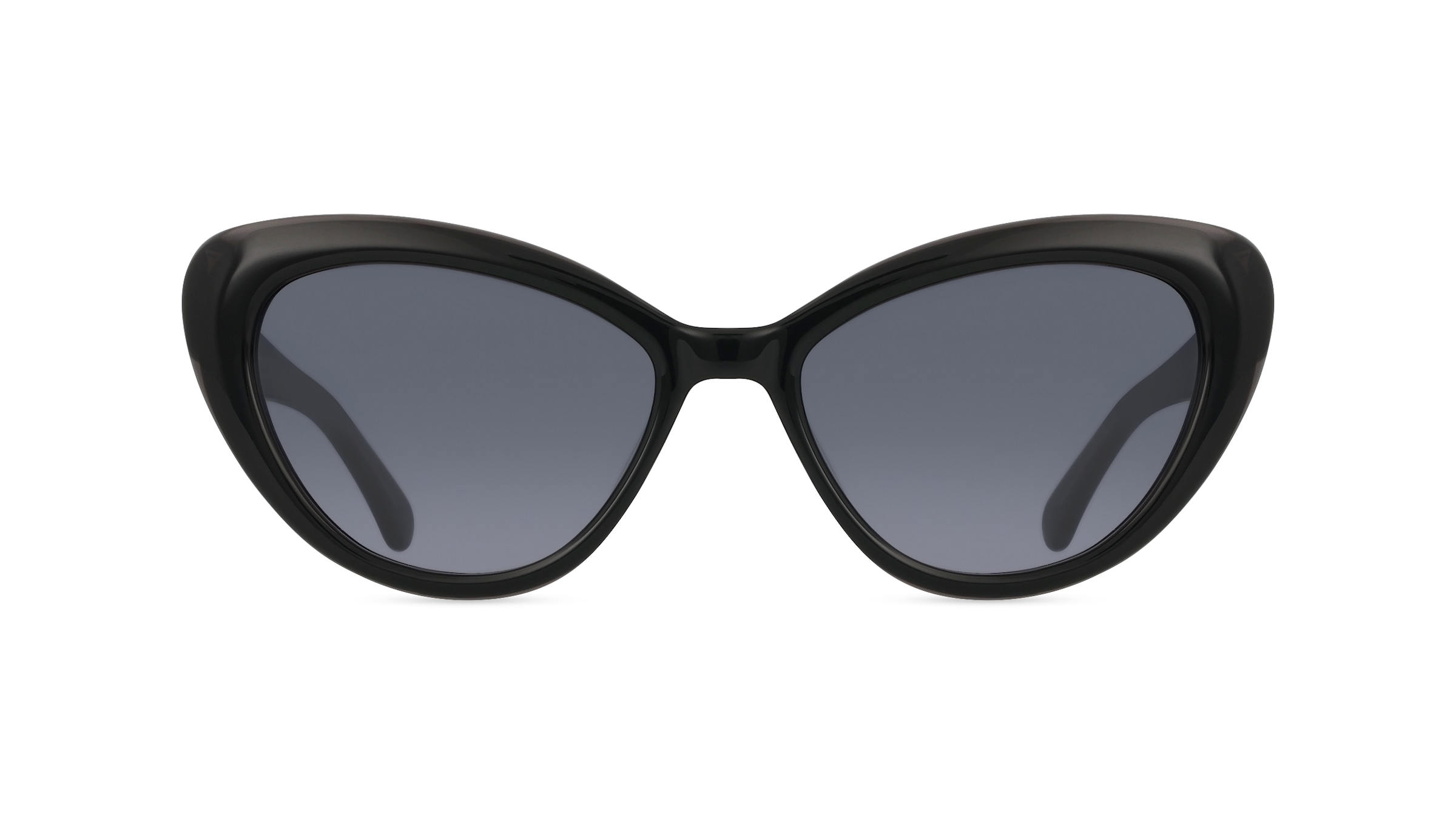 Kate Spade MARLAH/S Damen-Sonnenbrille Vollrand Cateye Acetat-Gestell, schwarz