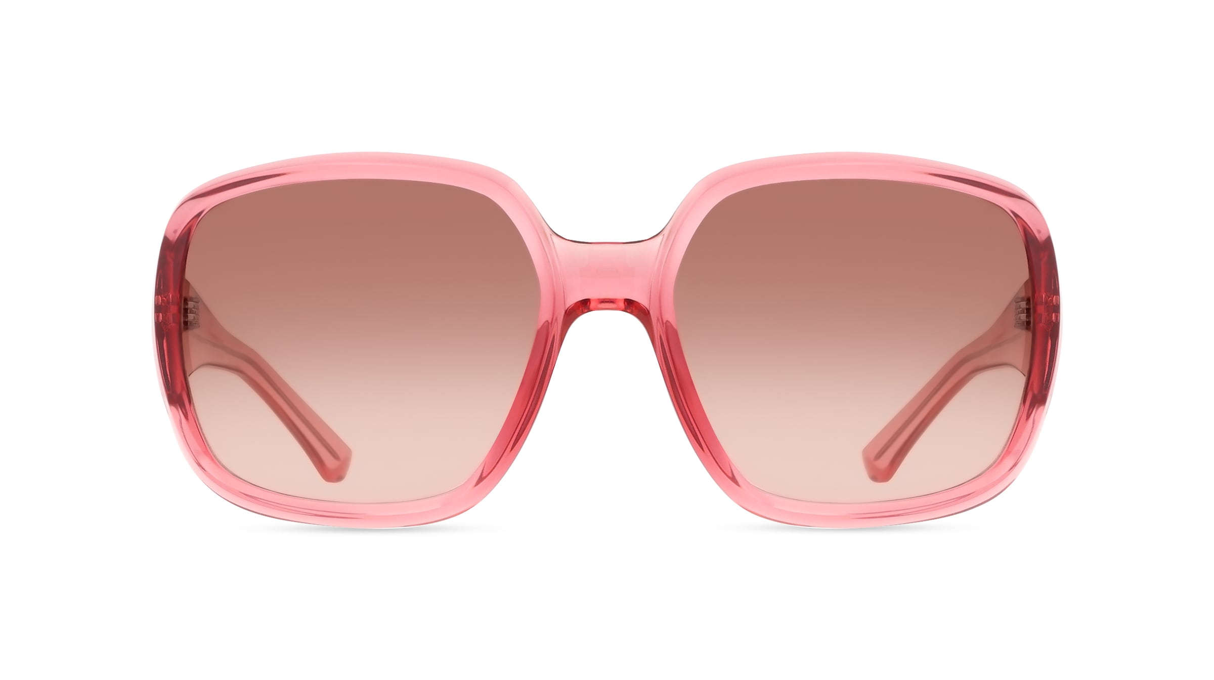 Fielmann LD 036 SUN CL JASMIN Damen-Sonnenbrille Vollrand Quadratisch Acetat Spritzguss-Gestell, Pink