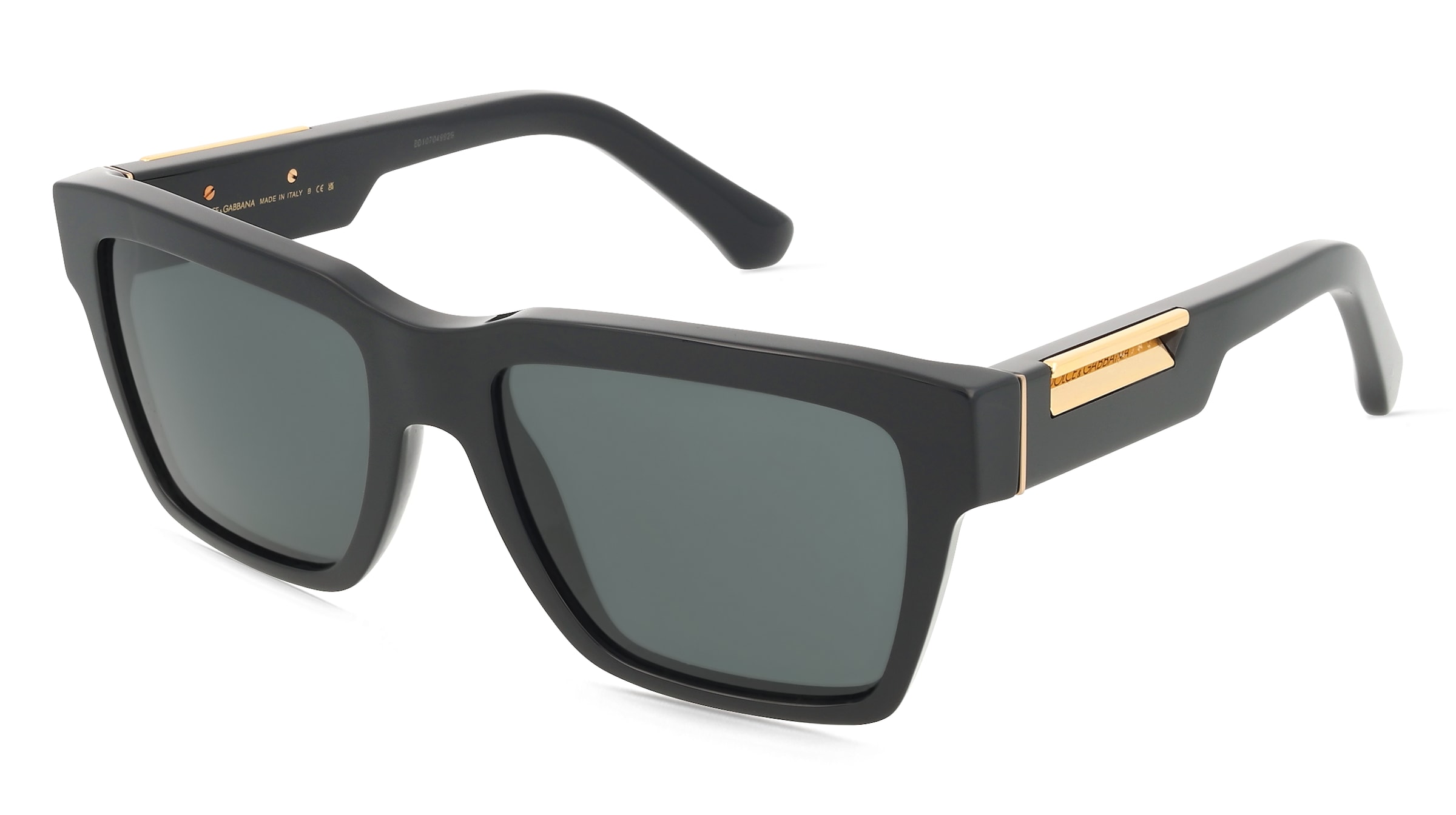 Dolce&amp;Gabbana 0DG4465 Herren-Sonnenbrille Vollrand Quadratisch Acetat-Gestell, Schwarz