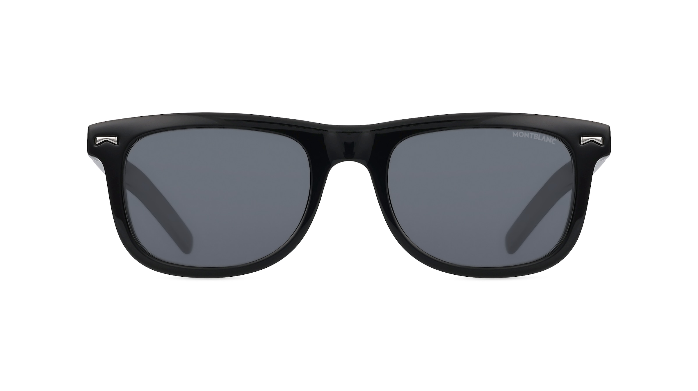 Montblanc MB0260S Herren-Sonnenbrille Vollrand Eckig Recycelt-Gestell, schwarz