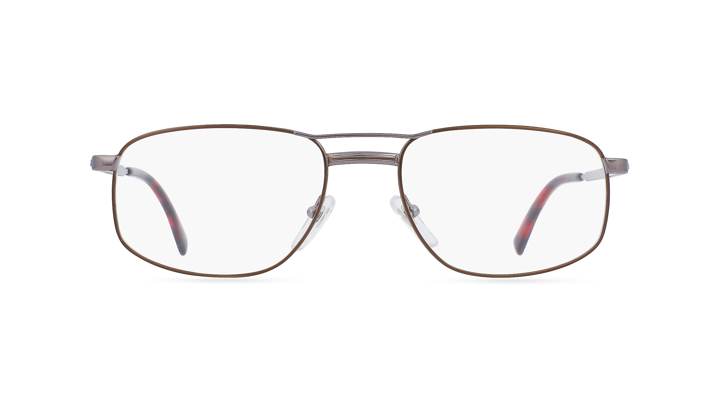 Fielmann OPH 9569 FLEX CL Herren-Brille inkl. Gläser Vollrand Eckig Metall-Gestell 56mm/19mm/145mm, grau