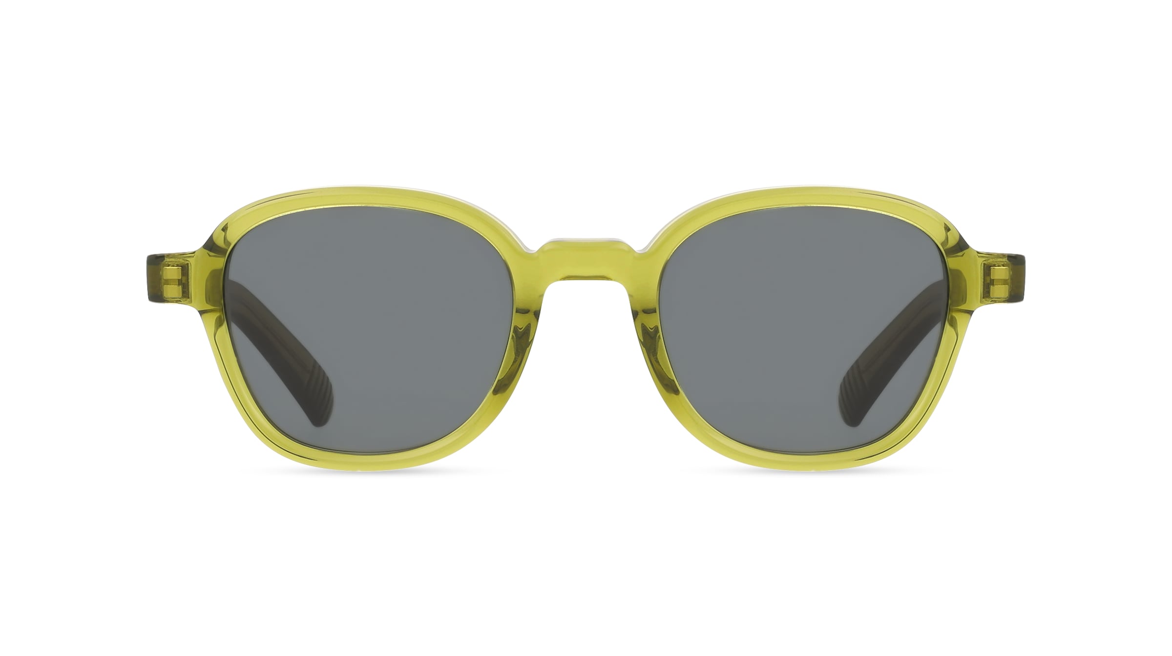 Fielmann MF 049 SUN CL BEN Herren-Sonnenbrille Vollrand Panto Acetat-Gestell, grün