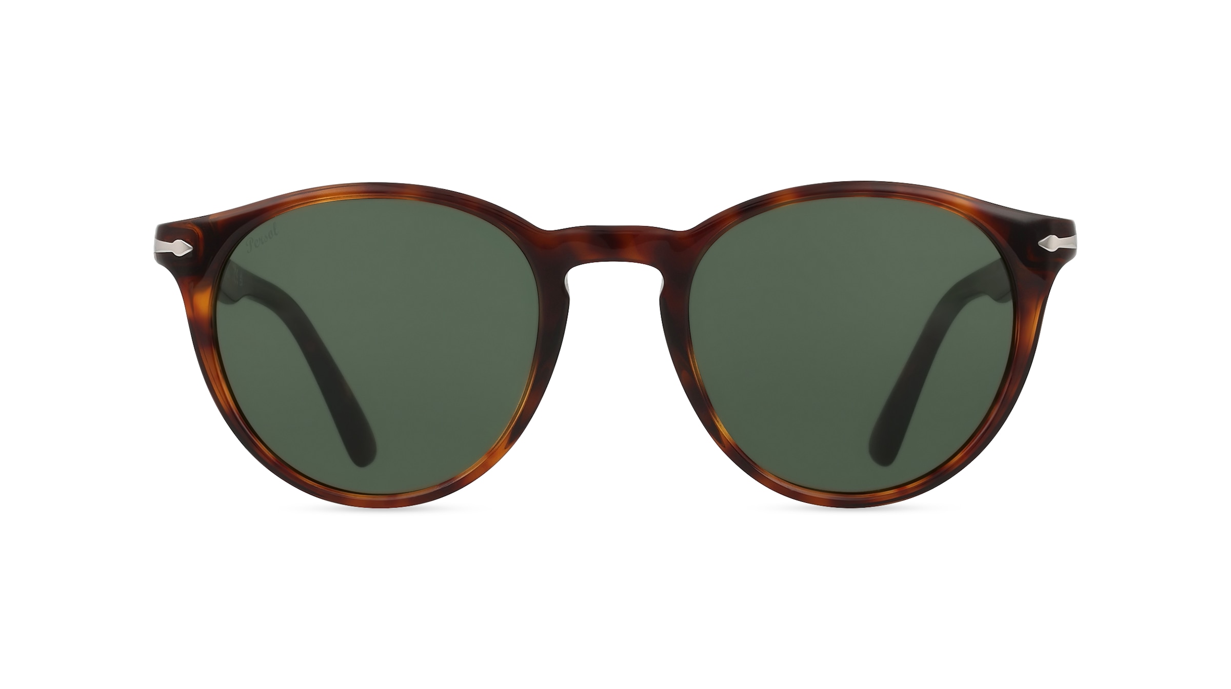 Persol 0PO3152S Herren-Sonnenbrille Vollrand Panto Acetat-Gestell, braun