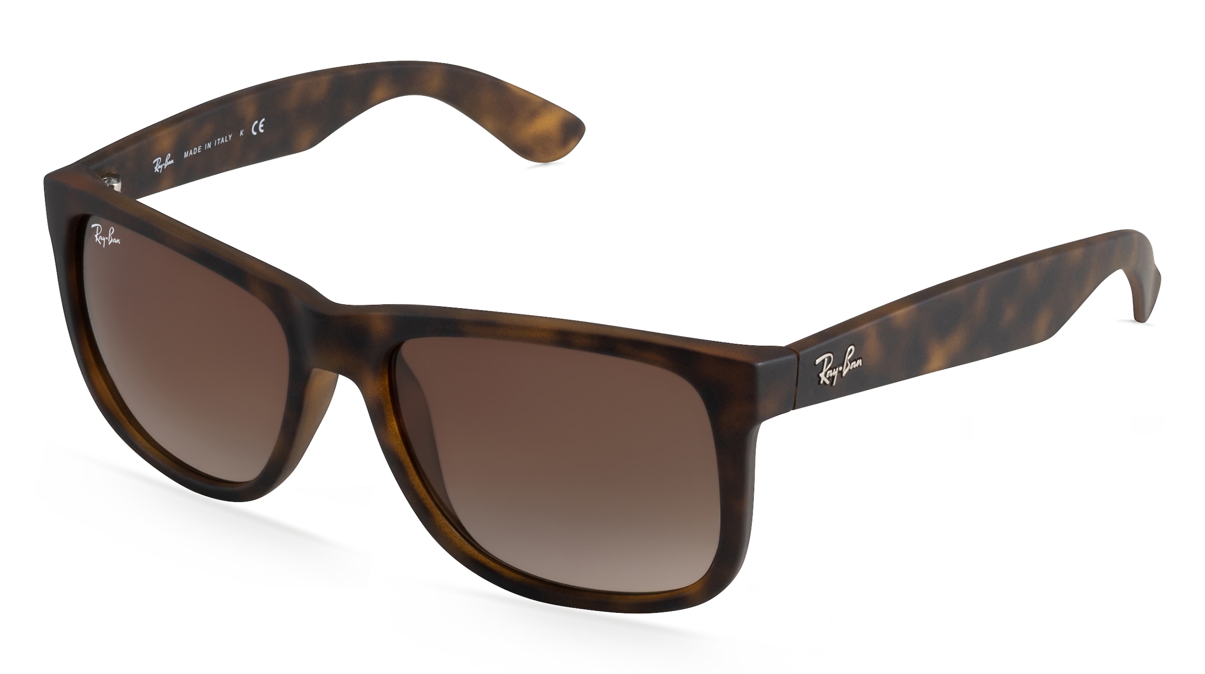 Ray-Ban RB4165 Herren-Sonnenbrille Vollrand Quadratisch Kunststoff-Gestell, Havanna