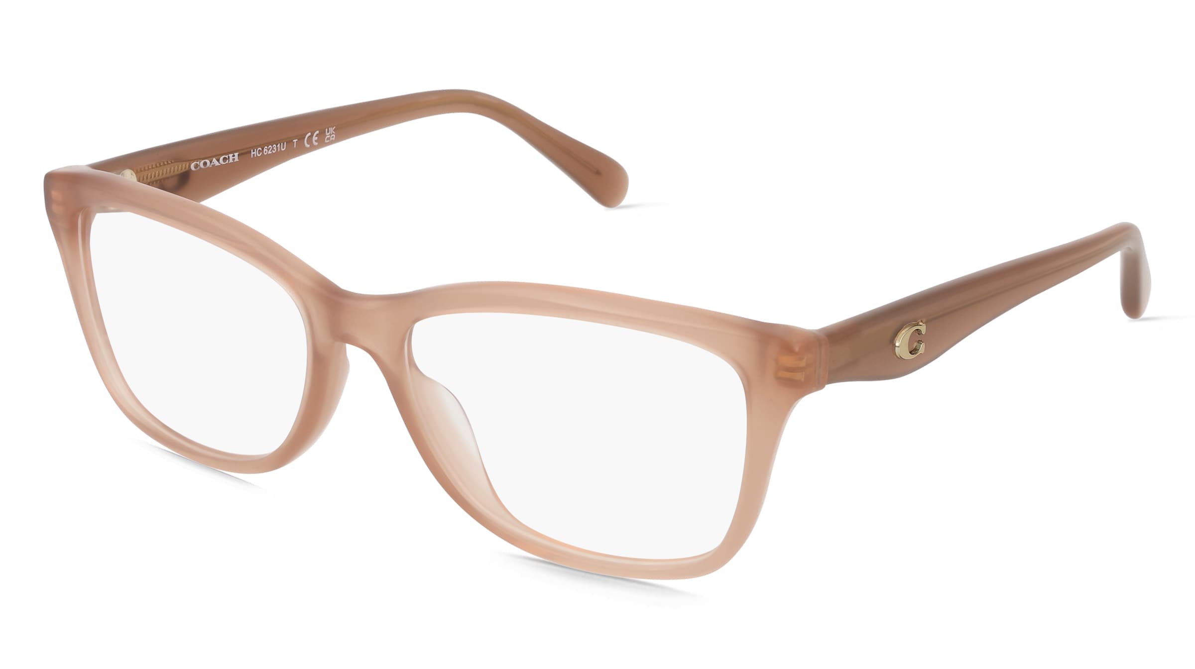 Coach 0HC6231U Damen-Brille inkl. Gläser Vollrand Quadratisch Acetat-Gestell 54/16/140, Braun