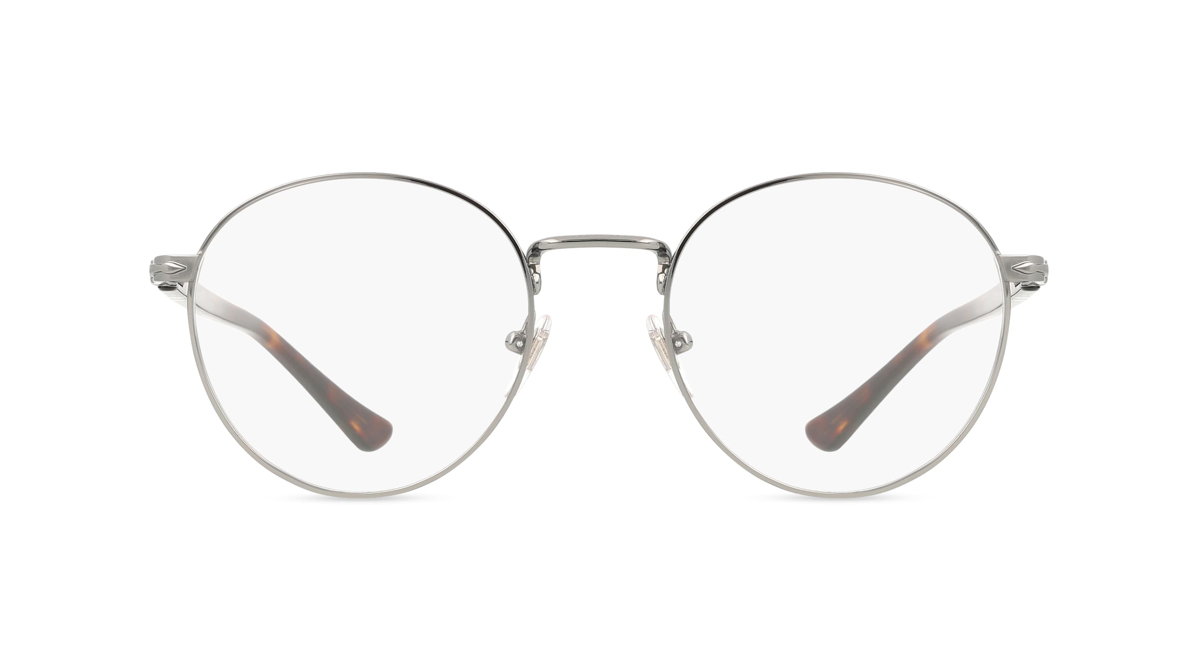 Persol 0PO1008V Herren-Brille inkl. Gläser Vollrand Eckig Metall-Gestell 50mm/20mm/145mm, grau