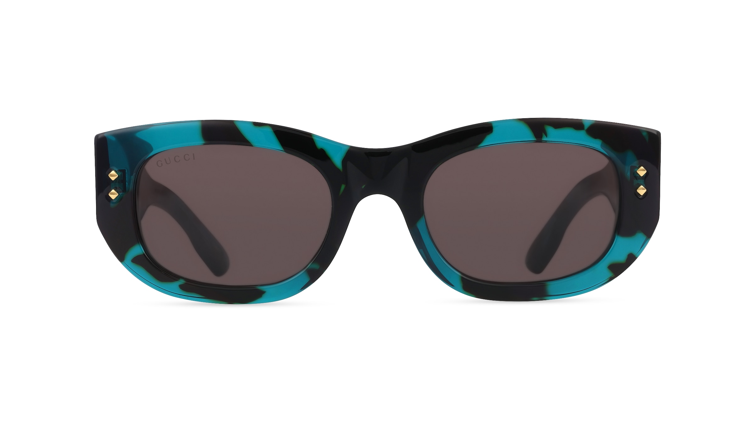 Gucci GG1215S Damen-Sonnenbrille Vollrand Eckig Kunststoff-Gestell, braun