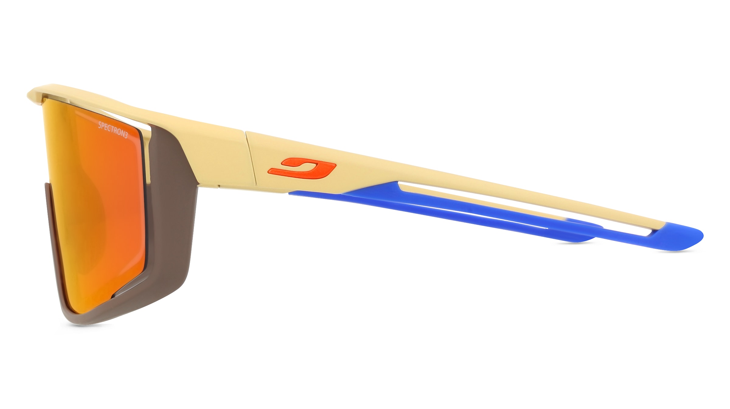 Thumbnail - Julbo J53111 FURY Unisex-Sonnenbrille Vollrand Monoscheibe Kunststoff-Gestell, grau