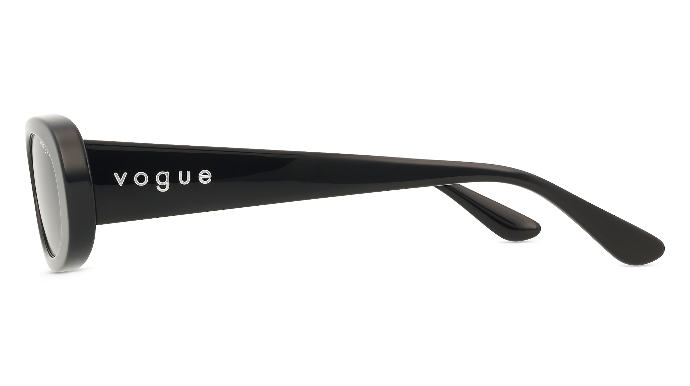 Thumbnail - Vogue VO5582S Damen-Sonnenbrille Vollrand Oval Acetat-Gestell, schwarz