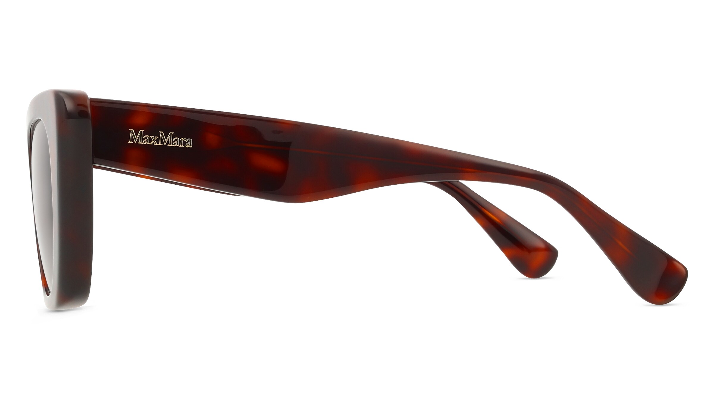 Thumbnail - Max Mara MM0099 Damen-Sonnenbrille Vollrand Butterfly Acetat-Gestell, braun