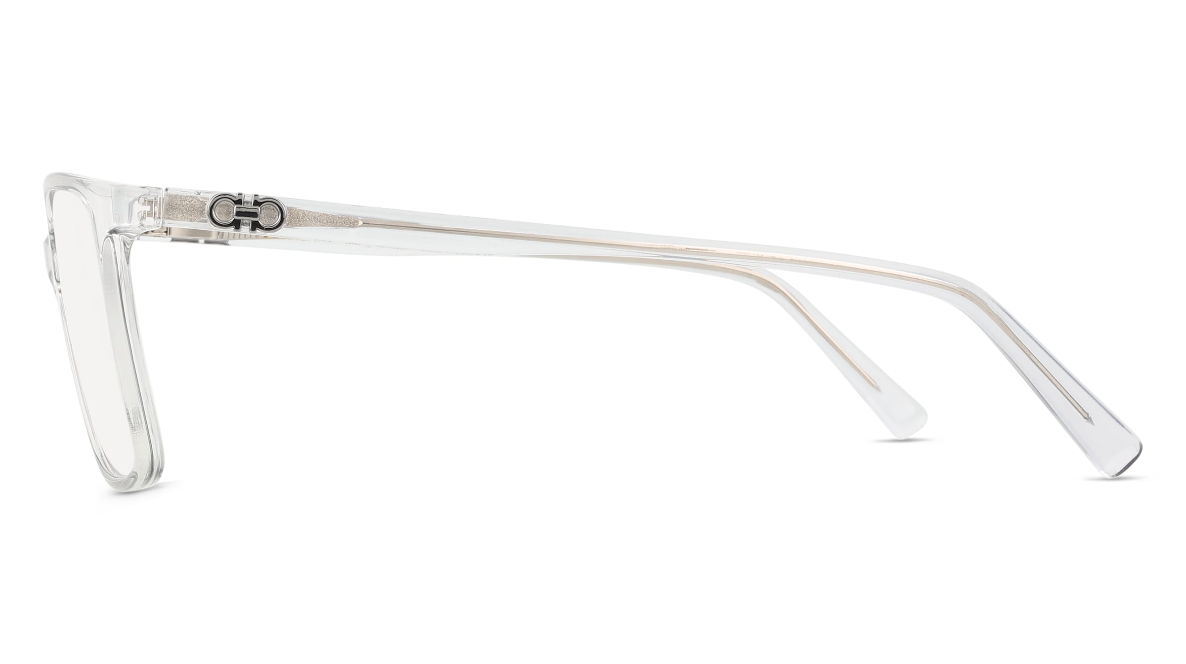 Thumbnail - Ferragamo SF2954 Unisex-Brille inkl. Gläser Vollrand Eckig Kunststoff-Gestell 54/17/150, Transparent