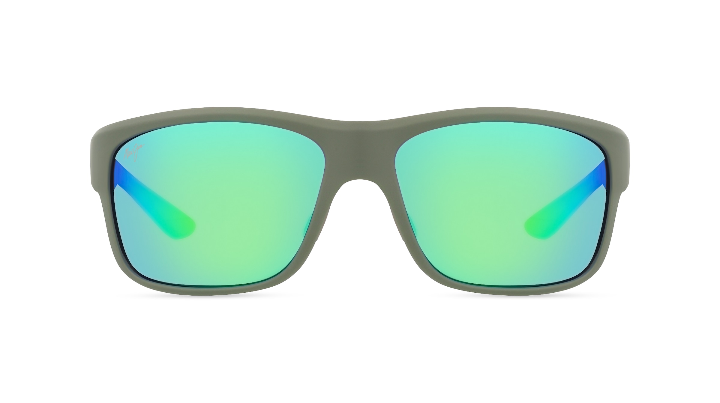 Maui Jim GM815 Southern Cross Herren-Sonnenbrille Vollrand Eckig Kunststoff-Gestell, grau