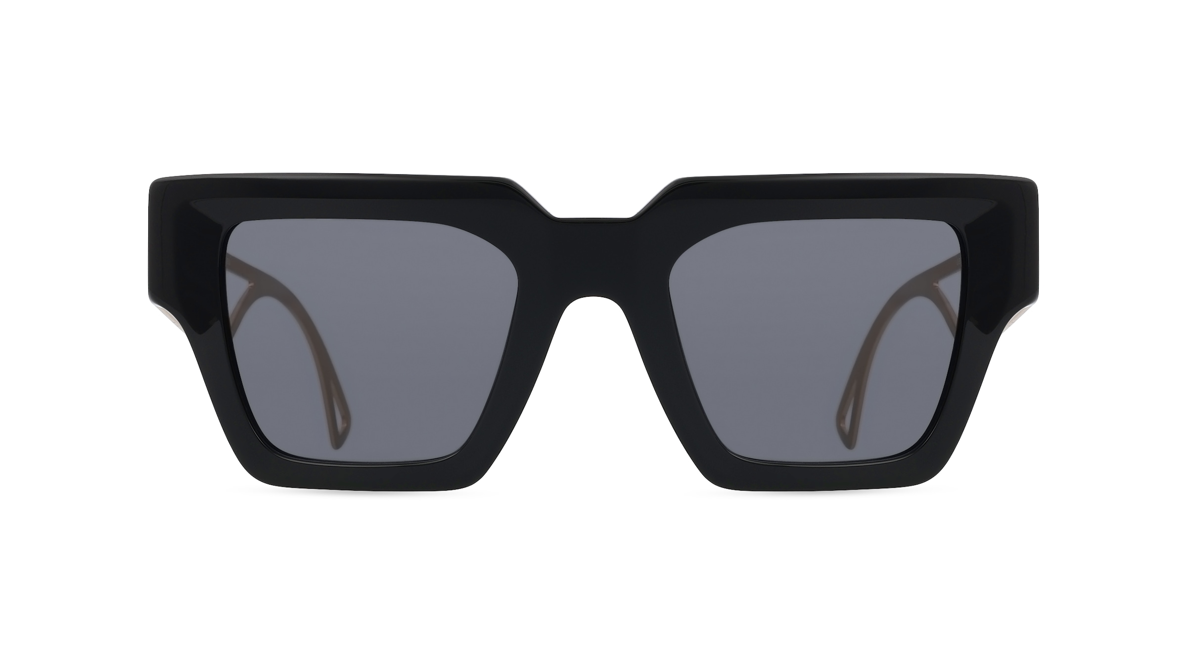 Versace VE4431 Damen-Sonnenbrille Vollrand Eckig Acetat-Gestell, schwarz