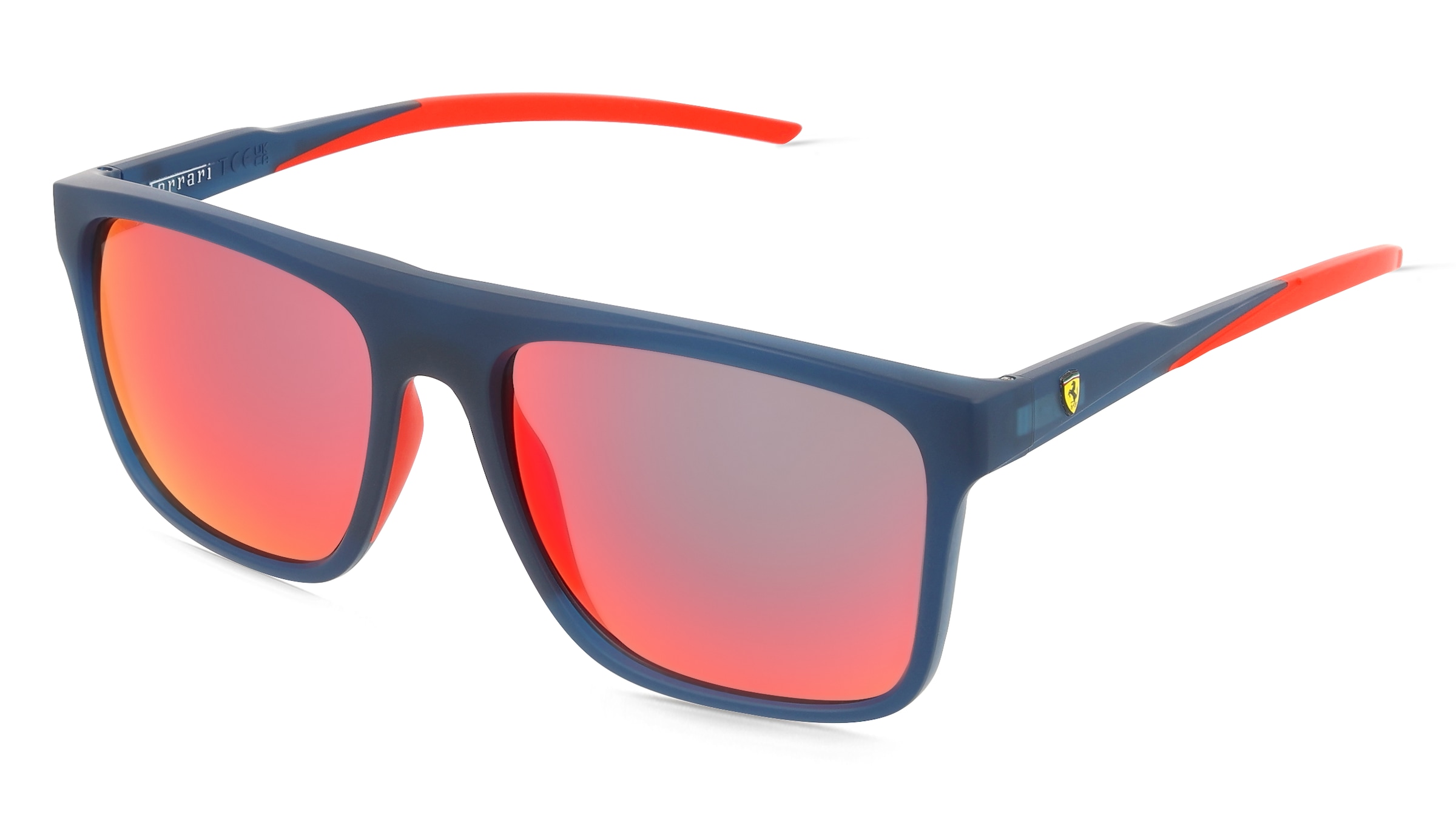 Scuderia Ferrari 0FZ6006 Herren-Sonnenbrille Vollrand Quadratisch Acetat Spritzguss-Gestell, Blau