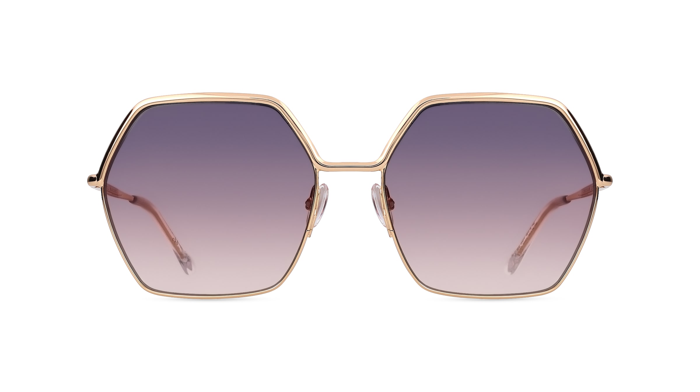 Isabel Marant IM 0119/S Damen-Sonnenbrille Vollrand Achteckig Metall-Gestell, gold