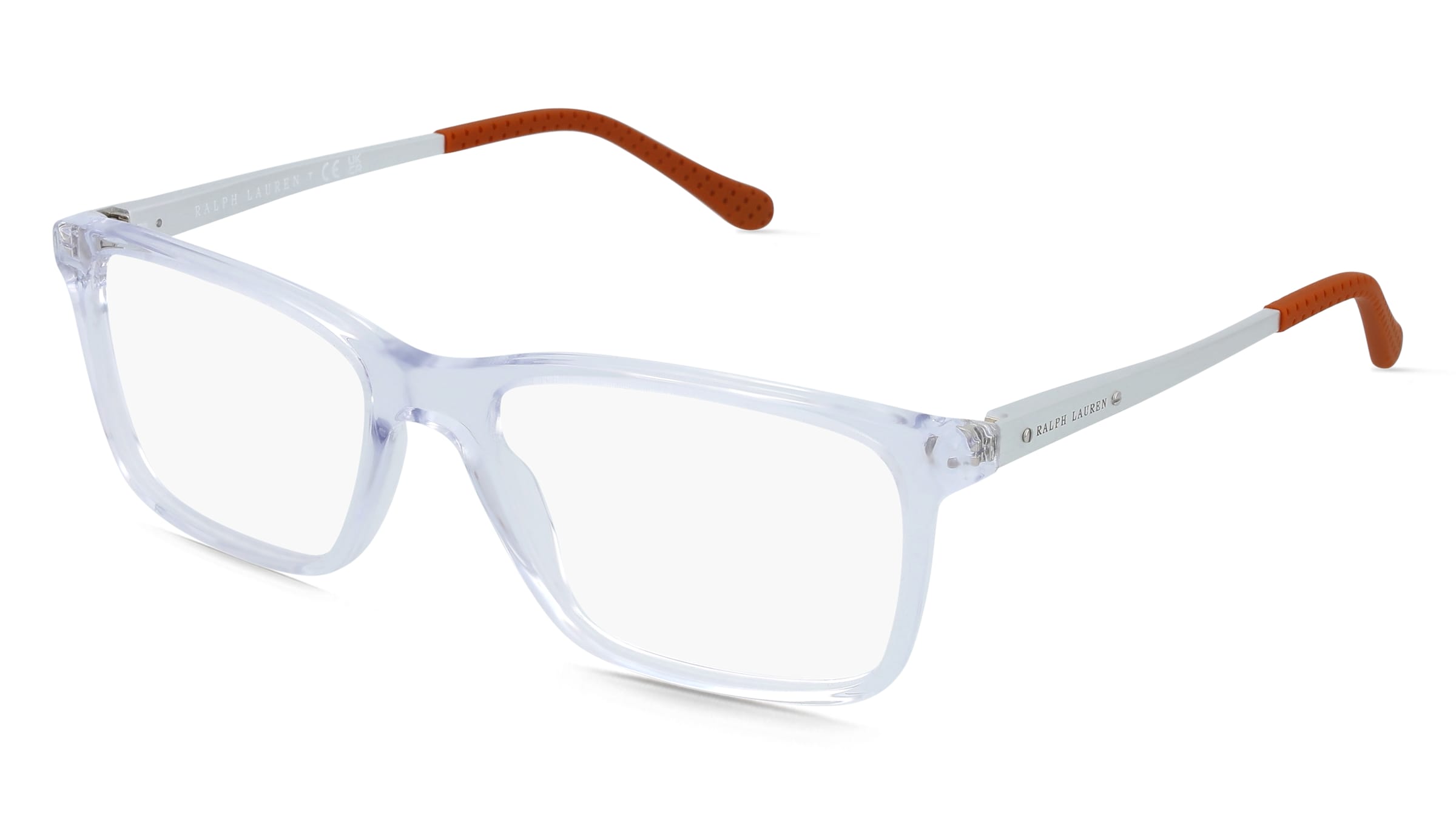 Ralph Lauren RL6133 Herren-Brille inkl. Gläser Vollrand Eckig Acetat-Gestell 54/17/145, Weiß