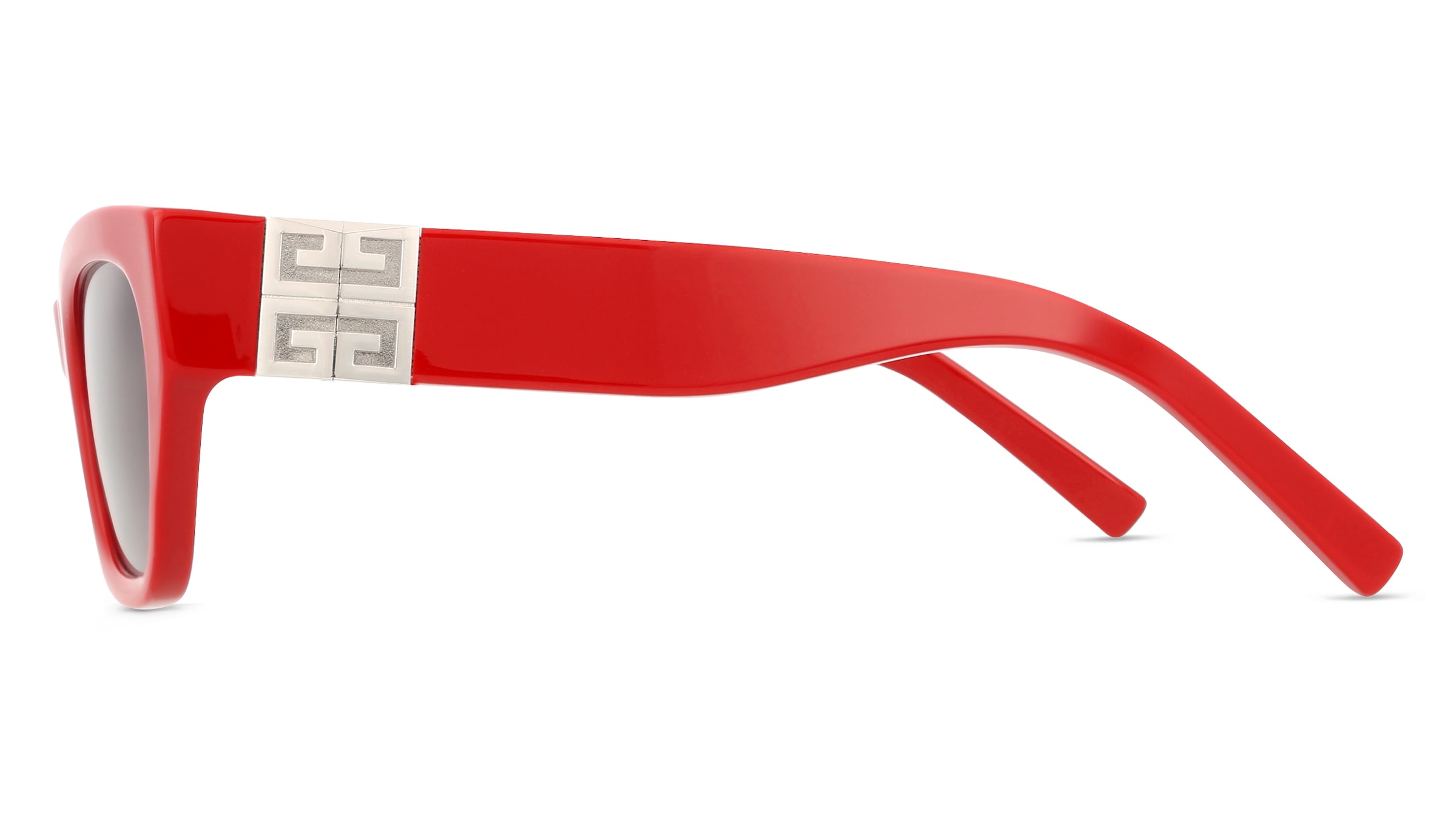 Thumbnail - Givenchy GV40008U Unisex-Sonnenbrille Vollrand Cat Eye Acetat-Gestell, rot