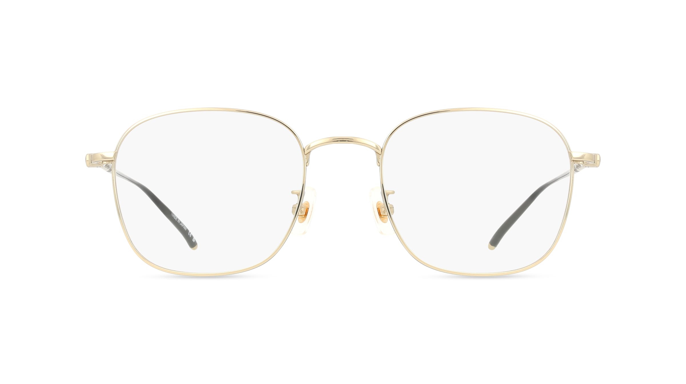 Montblanc MB0415OA Herren-Brille inkl. Gläser Vollrand Eckig Titan-Gestell 54mm/20mm/145mm, Gold