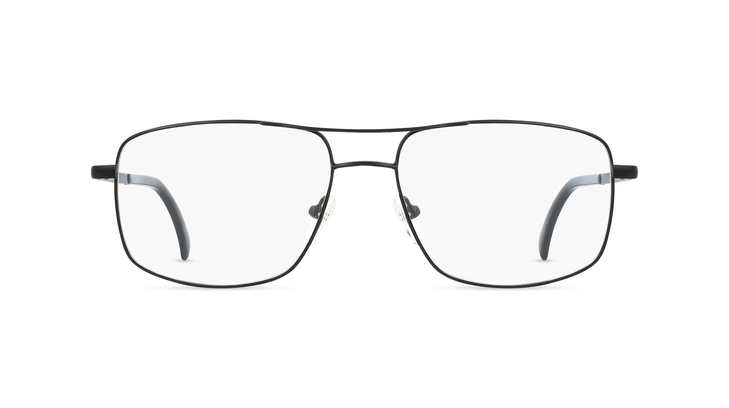 Fielmann MC 563 CL Herren-Brille inkl. Gläser Vollrand Eckig Edelstahl-Gestell 56mm/15mm/145mm, schwarz