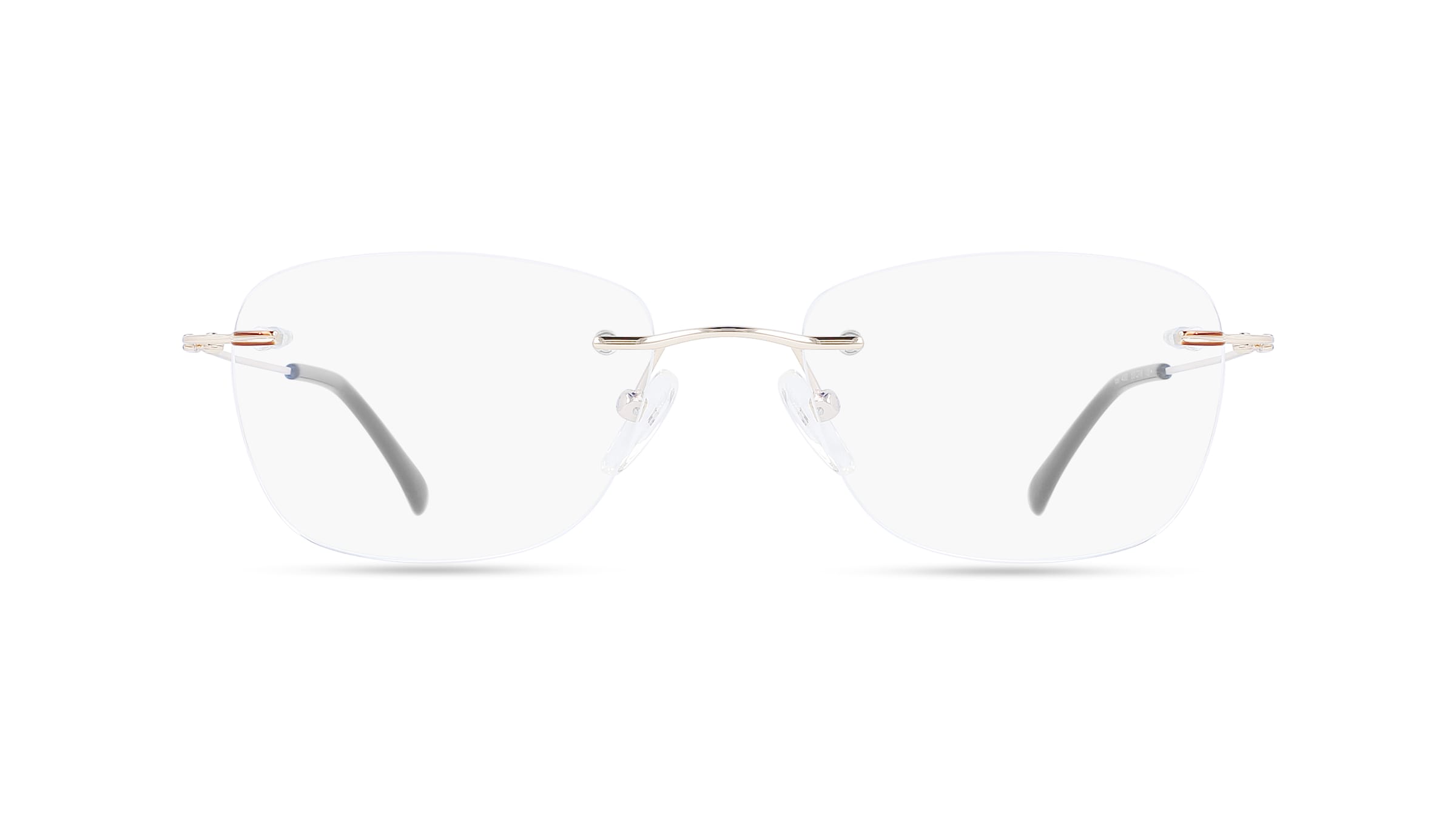 Fielmann OPH 9959 CL Damen-Brille inkl. Gläser Randlos Eckig Metall-Gestell 53mm/18mm/135mm, gold