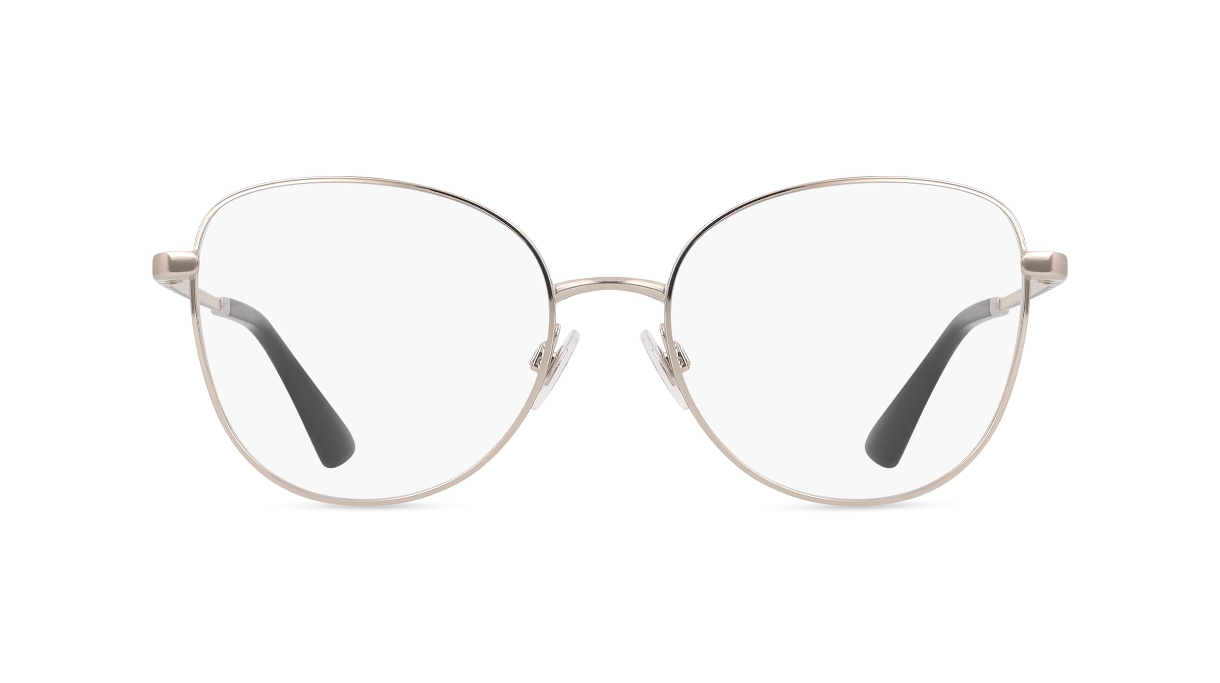 Dolce&Gabbana 0DG1355 Damen-Brille inkl. Gläser Vollrand Butterfly Metall-Gestell 55mm/17mm/145mm, silber