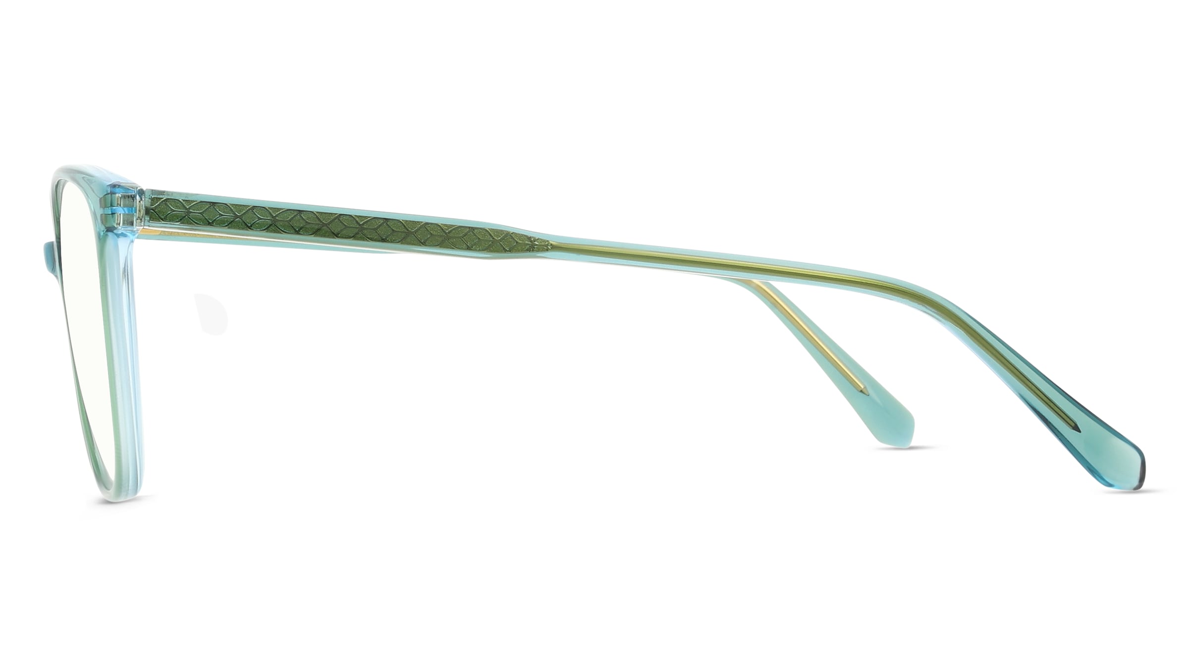 Thumbnail - Fielmann ABC 087 FA LUISA Damen-Brille inkl. Gläser Vollrand Butterfly Acetat-Gestell 53mm/16mm/140mm, grün