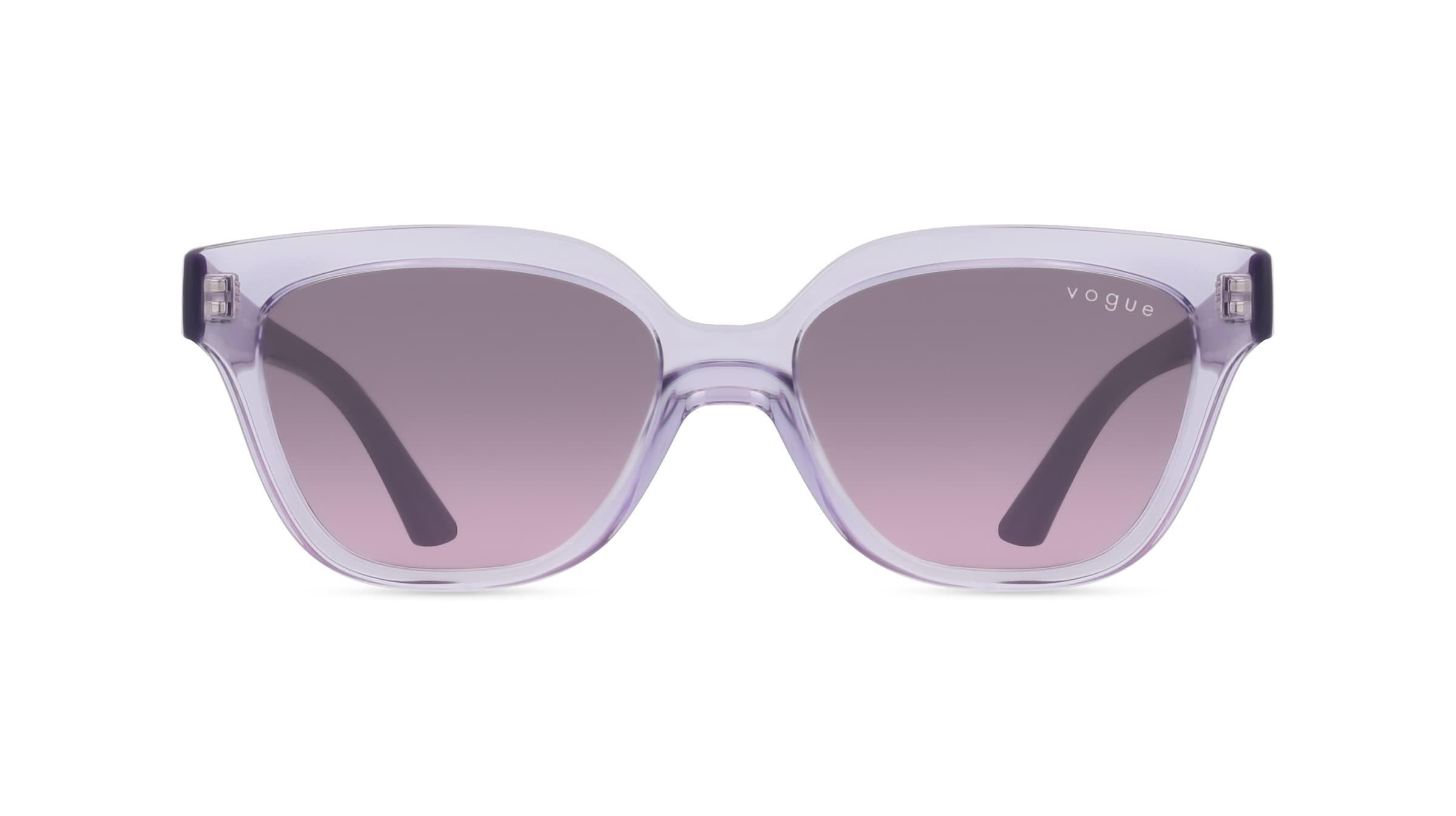 Vogue eyewear VJ2021 Damen-Sonnenbrille Vollrand Eckig Kunststoff-Gestell, transparent