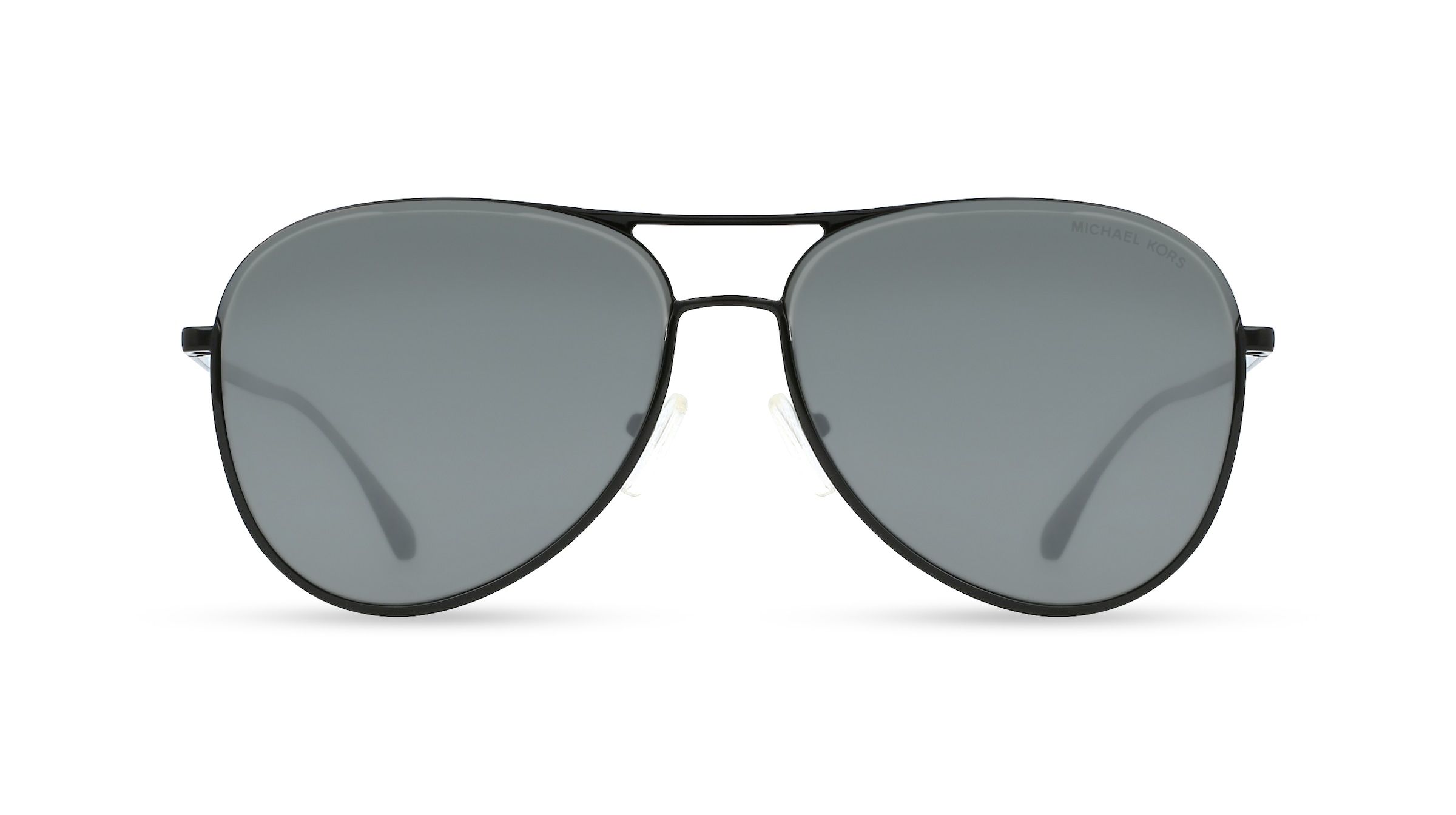 Michael Kors MK1089 KONA Damen-Sonnenbrille Vollrand Pilot Metall-Gestell, schwarz