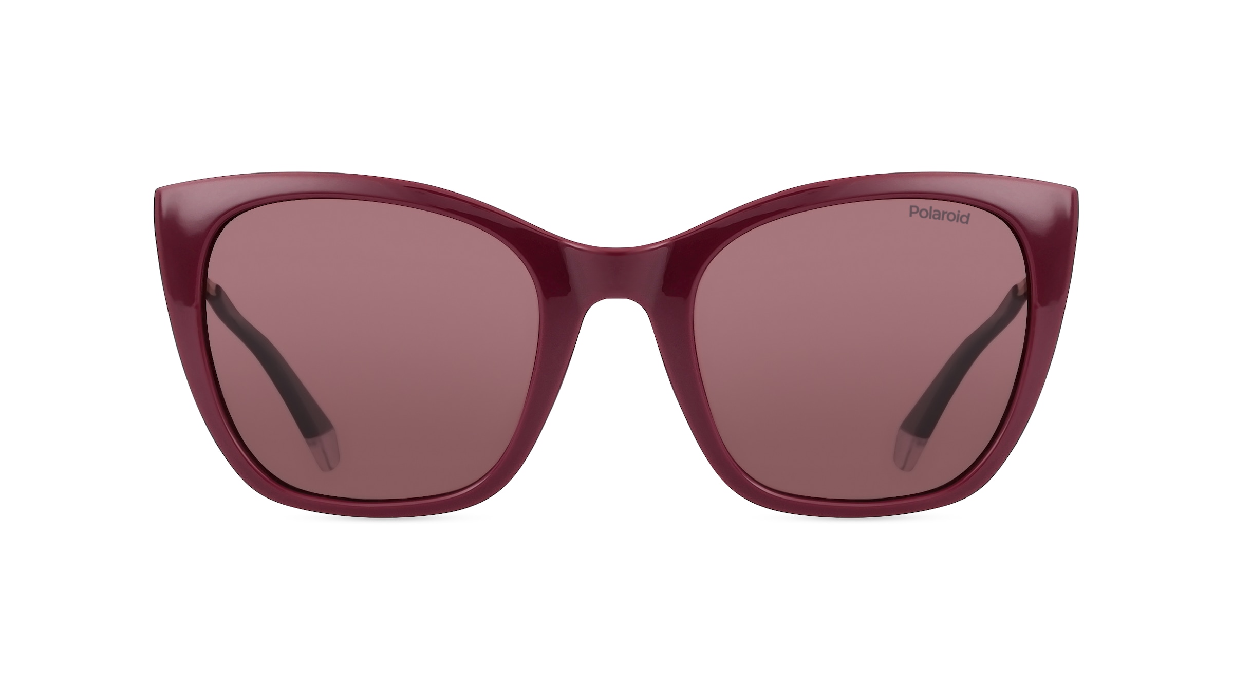 Polaroid PLD 4144/S/X Damen-Sonnenbrille Vollrand Butterfly Kunststoff-Gestell, rot