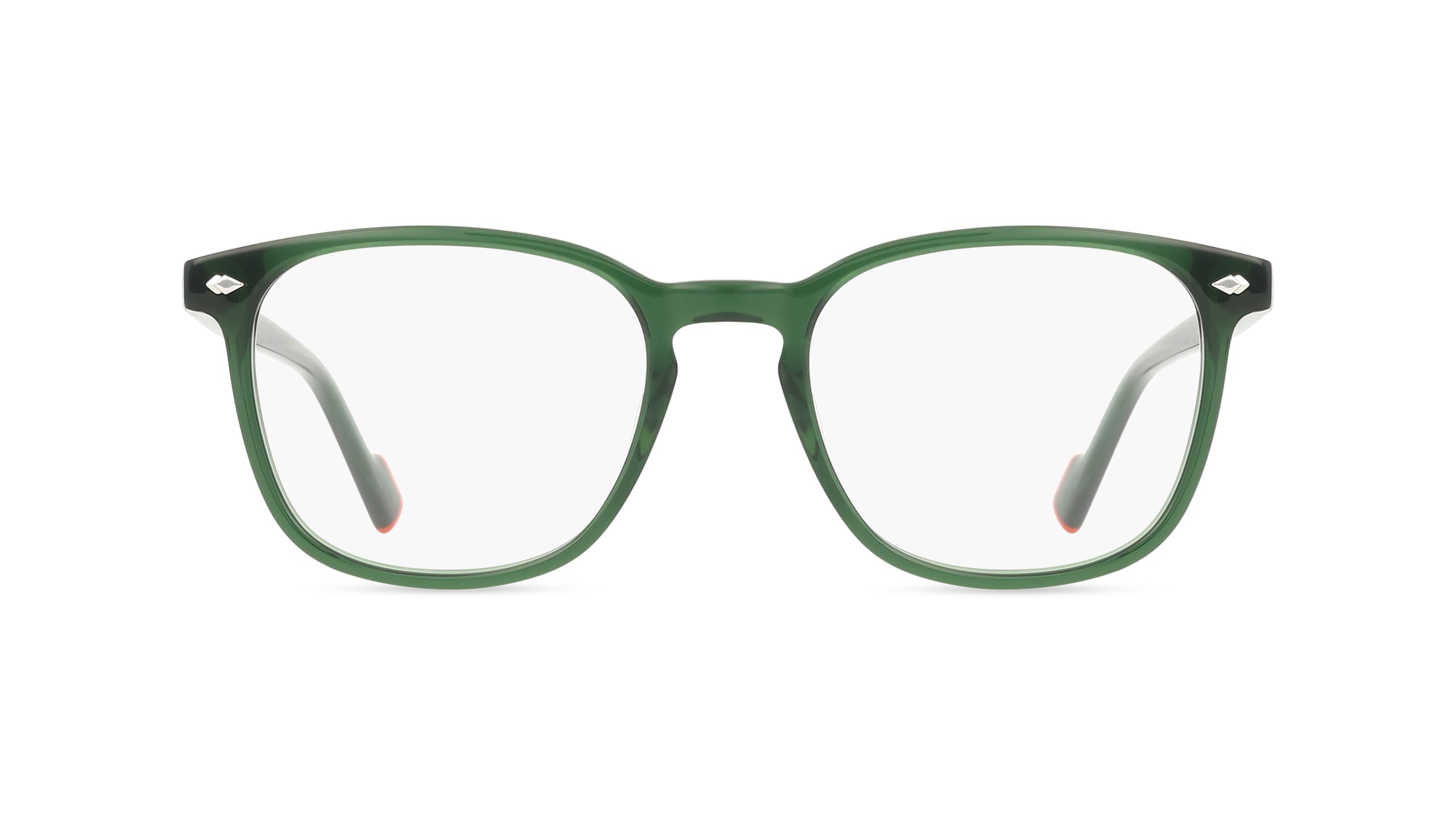 Sting VST509L Damen-Brille inkl. Gläser Vollrand Panto Acetat-Gestell 50mm/19mm/140mm, grün