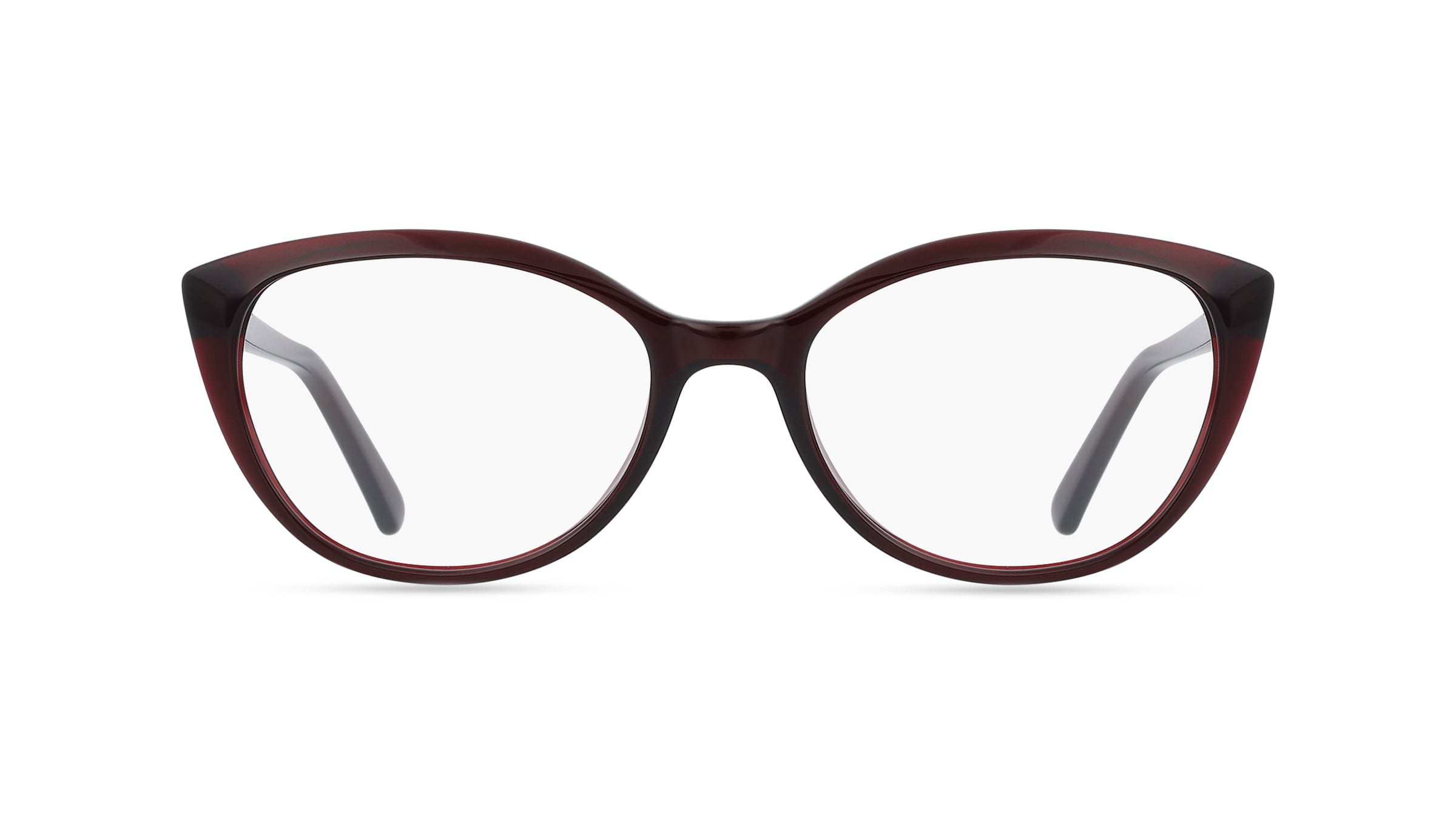 Fielmann JIL 023 CL Damen-Brille inkl. Gläser Vollrand Butterfly Kunststoff-Gestell 52mm/17mm/135mm, rot