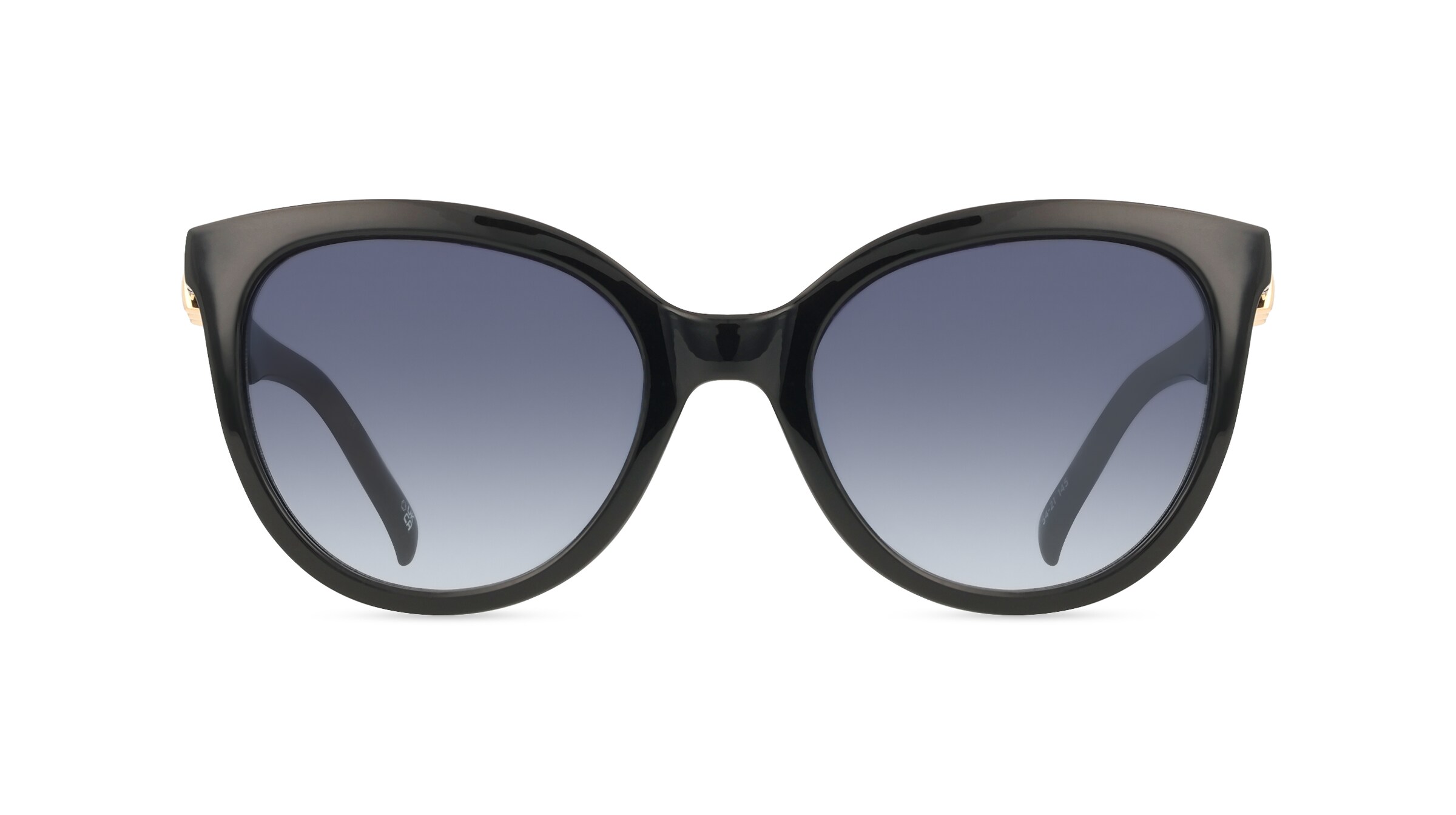 Le Specs LSP2552218 Damen-Sonnenbrille Vollrand Rund Kunststoff-Gestell, schwarz