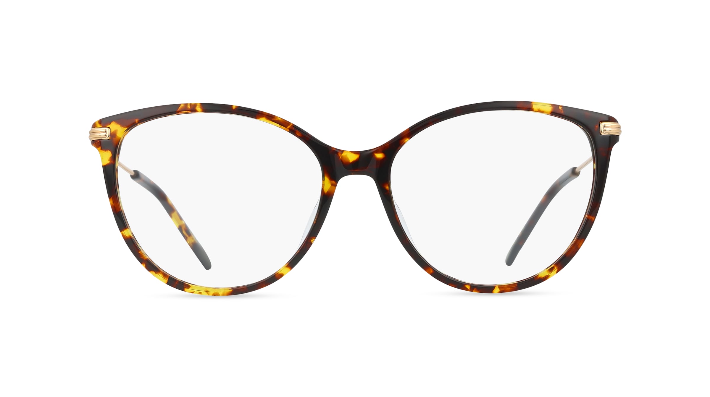 Boss 1784/G Damen-Brille inkl. Gläser Vollrand Panto Acetat-Gestell 45/16/140, Havanna