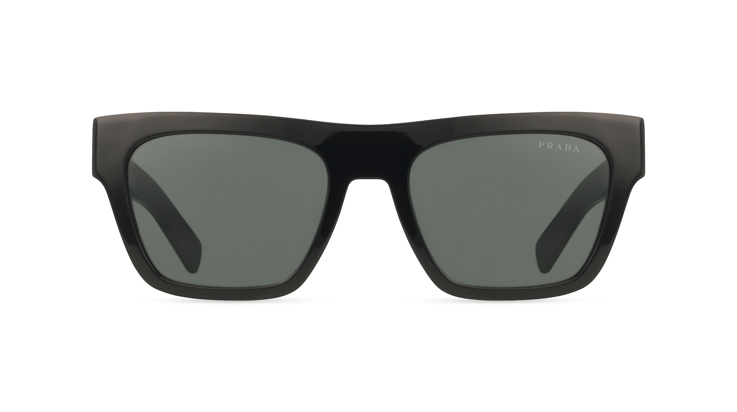 Prada 0PR C03S Herren-Sonnenbrille Vollrand Eckig Acetat-Gestell, schwarz