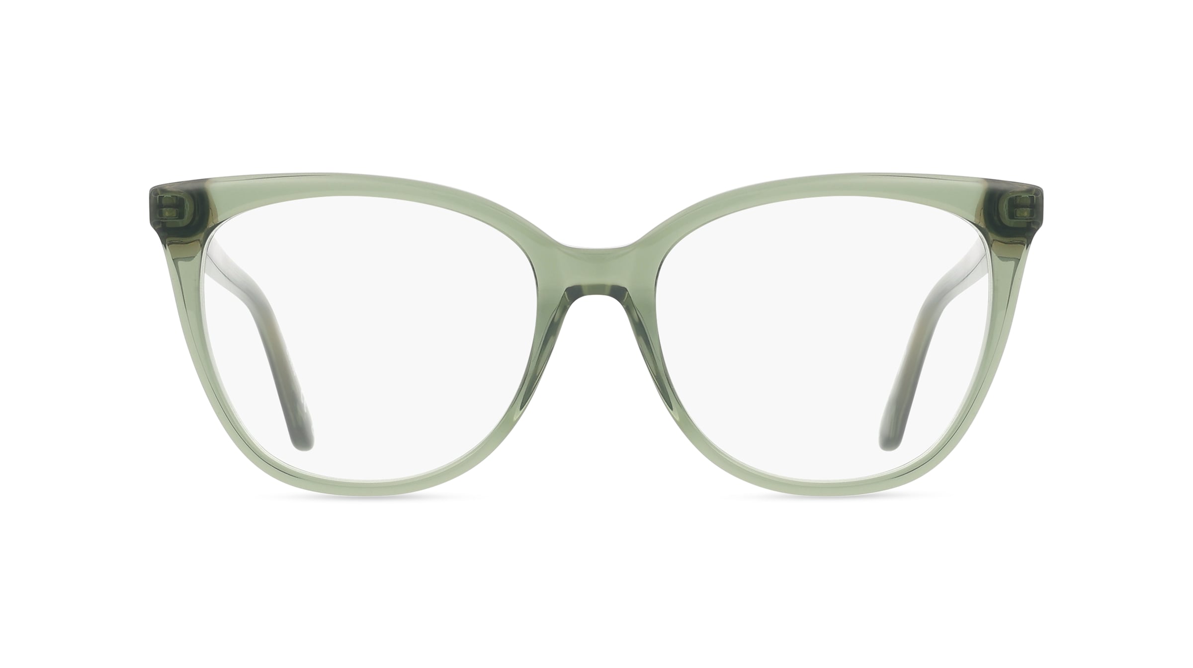 Guess GU50197 Damen-Brille inkl. Gläser Vollrand Eckig Acetat-Gestell 52mm/17mm/140mm, Grün