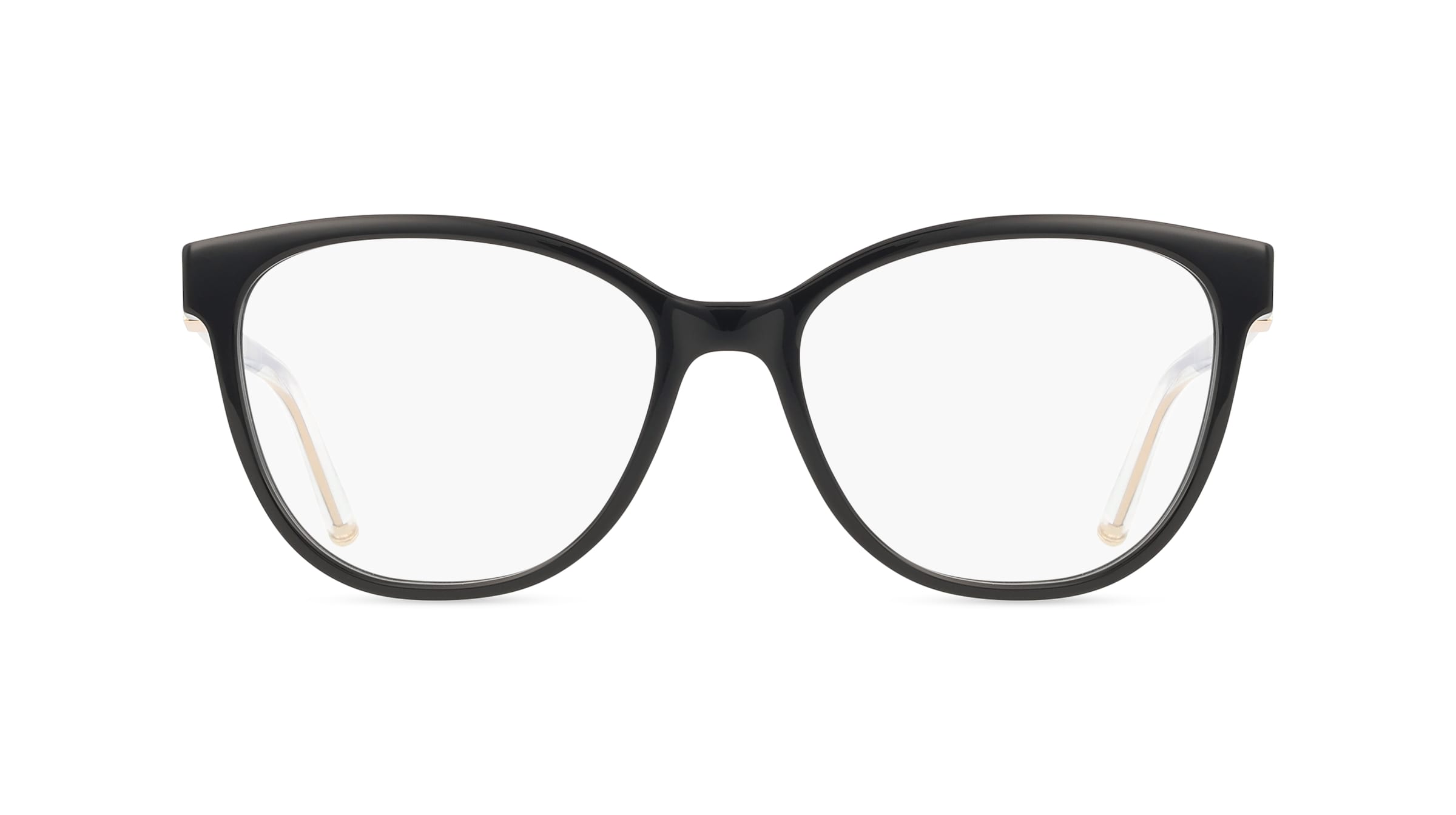 Escada VESE34 Damen-Brille inkl. Gläser Vollrand Butterfly Acetat-Gestell 53mm/15mm/140mm, schwarz