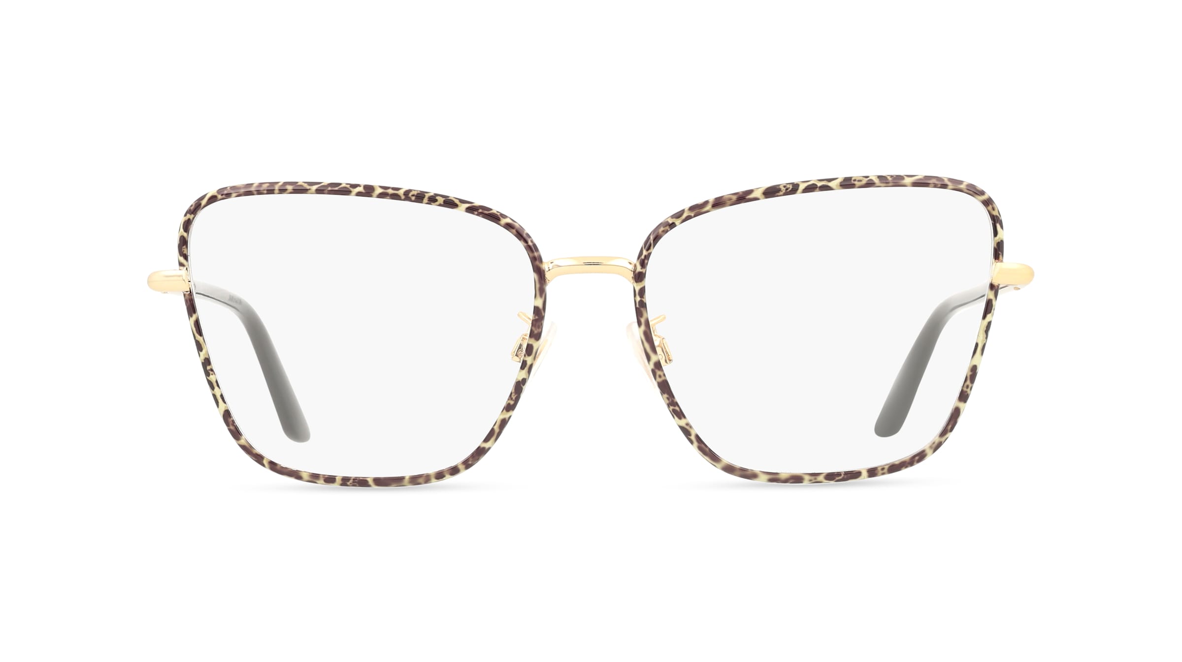 Dolce&Gabbana DG1359 Damen-Brille inkl. Gläser Vollrand Cat Eye Metall-Gestell 57/17/145, Gold