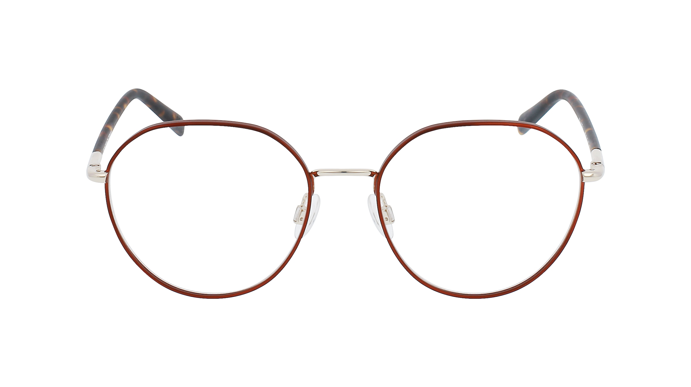 Marc O'Polo Eyewear 502171 Herren-Brille inkl. Gläser Vollrand Panto Metall-Gestell 53mm/18mm/140mm, Rot