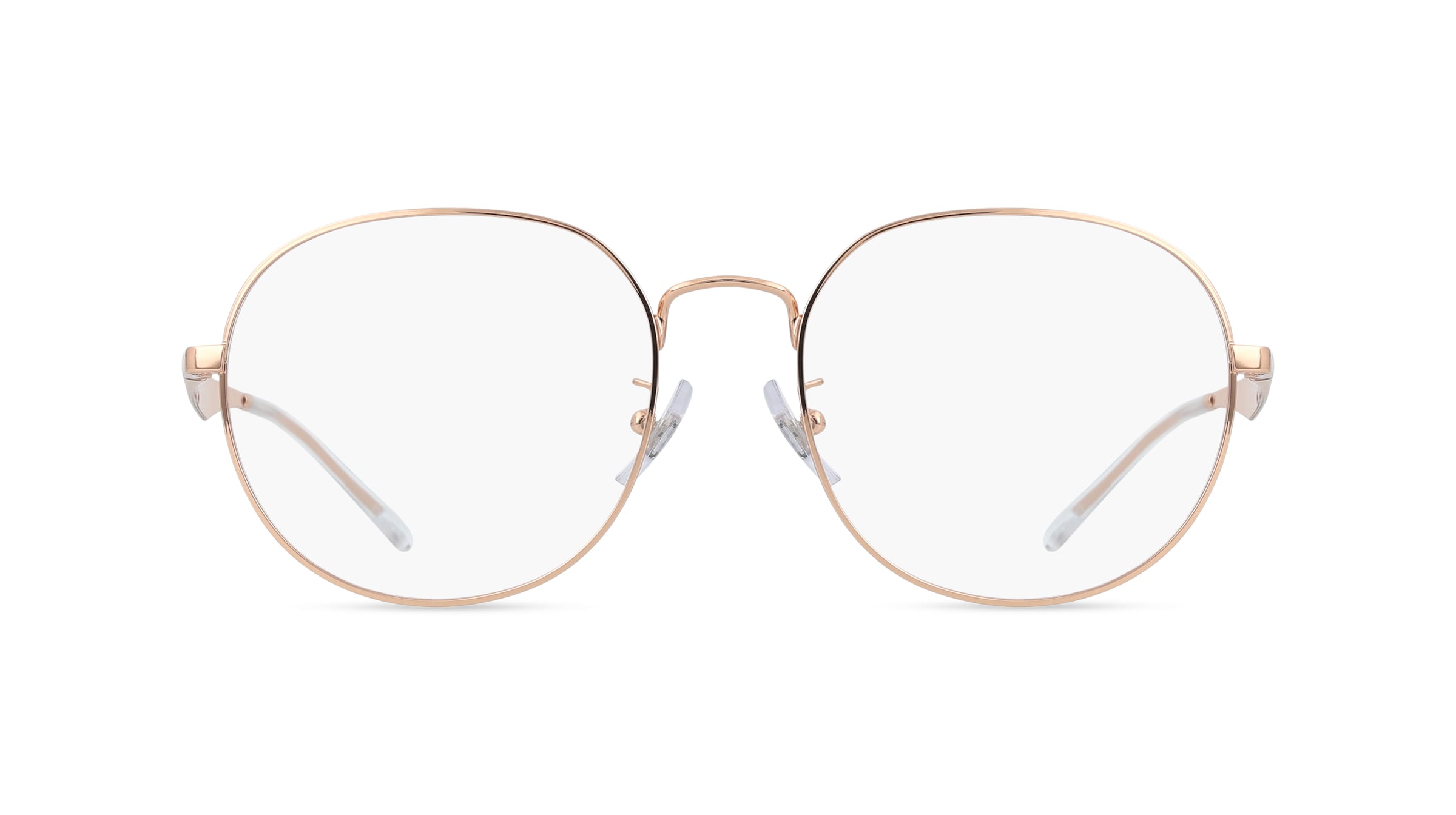 Ray-Ban RX6517D Unisex-Brille inkl. Gläser Vollrand Panto Metall-Gestell 55/19/145, Gold